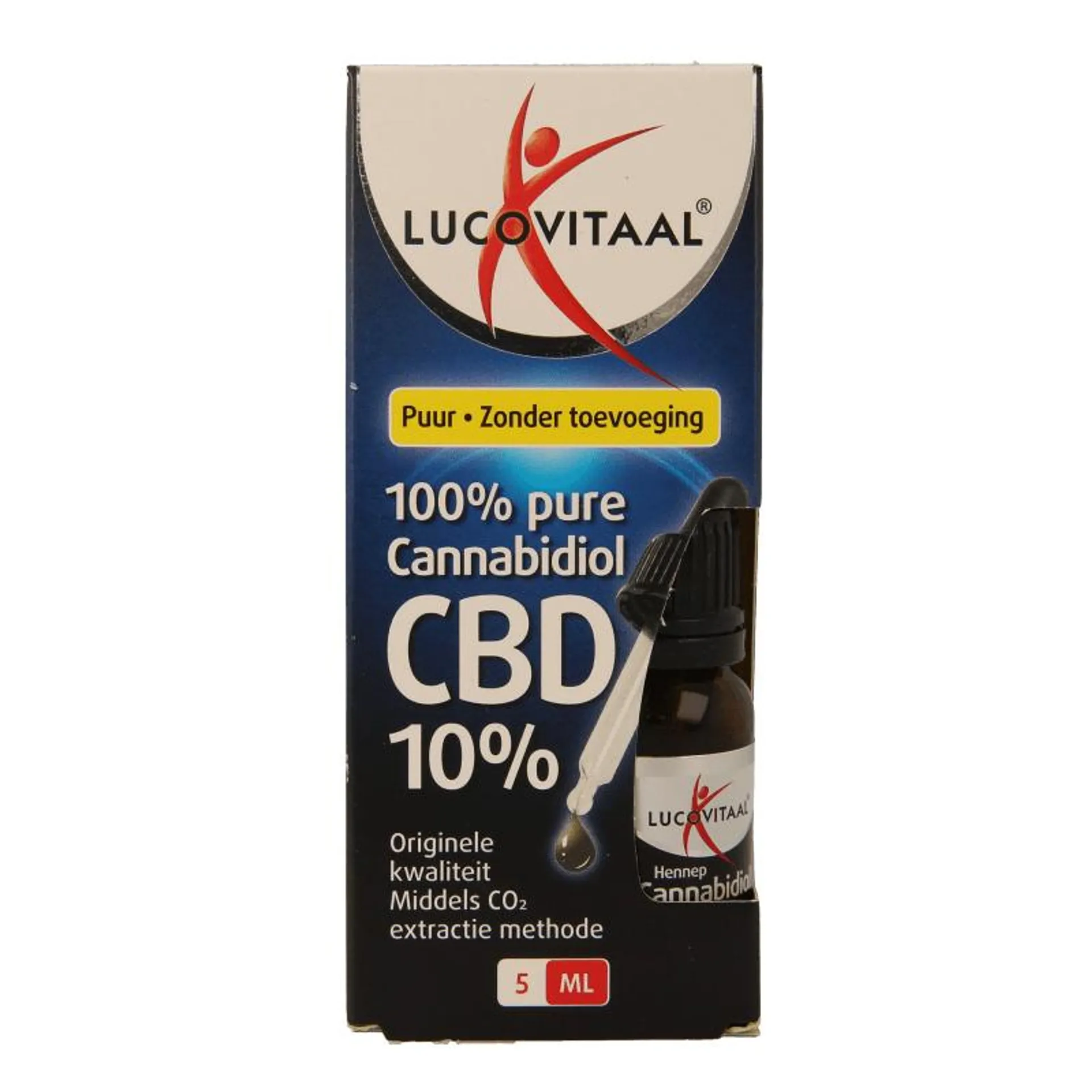 Lucovitaal CBD olie 10% 5 milliliter