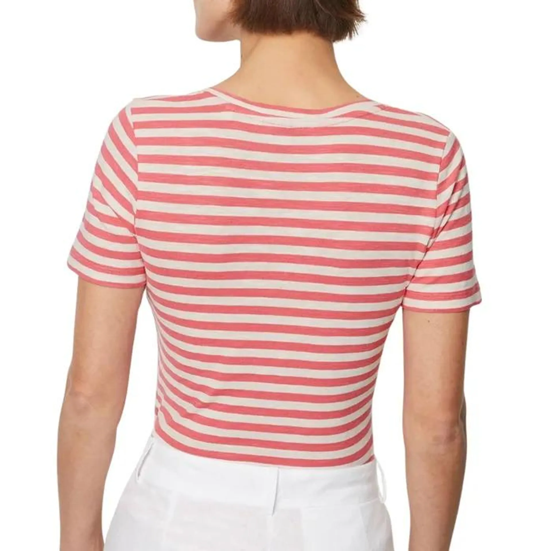 Striped V-neck Shirt Dames