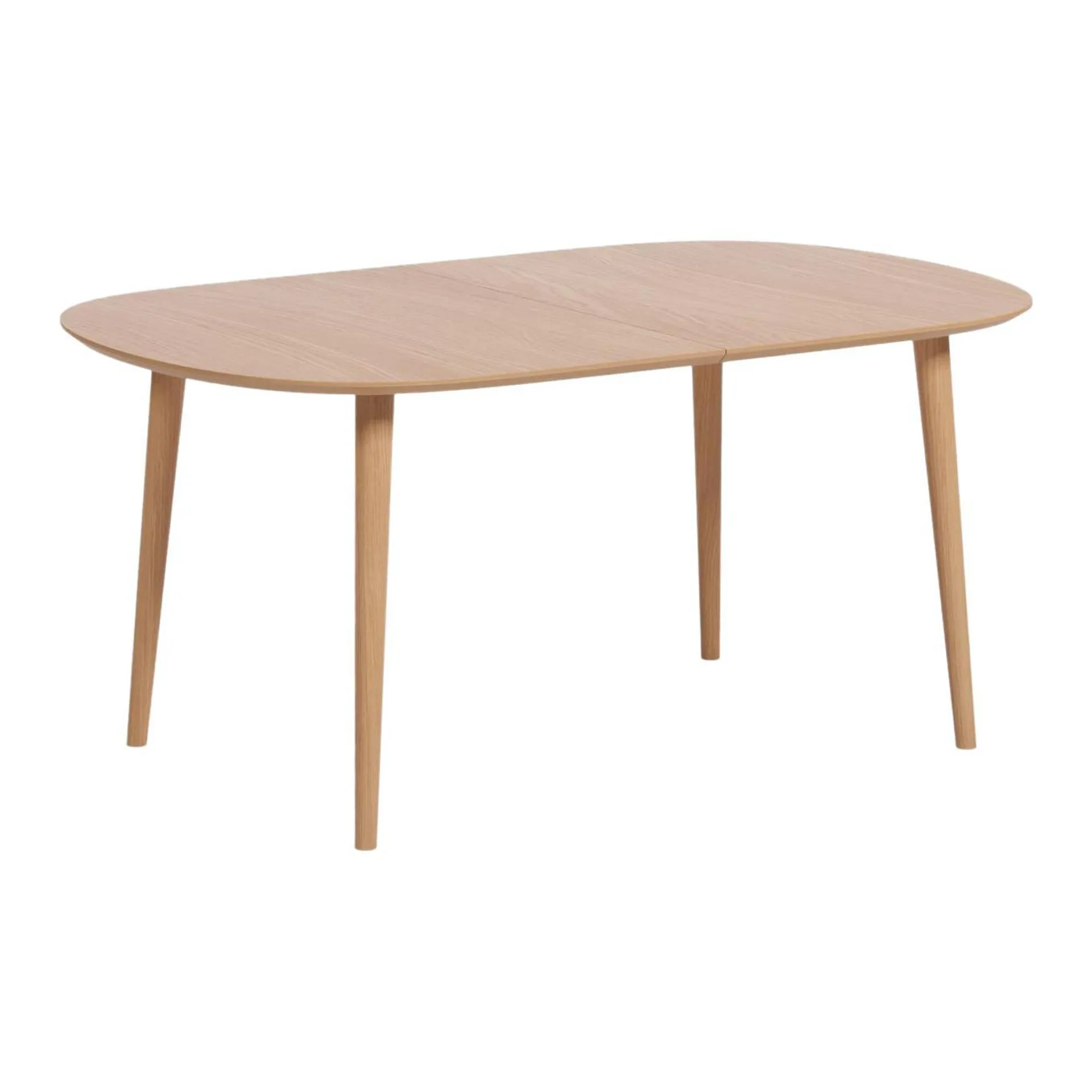 Kave Home Oqui Eettafel Uitschuifbaar - 160/260 x 100 cm - Bruin