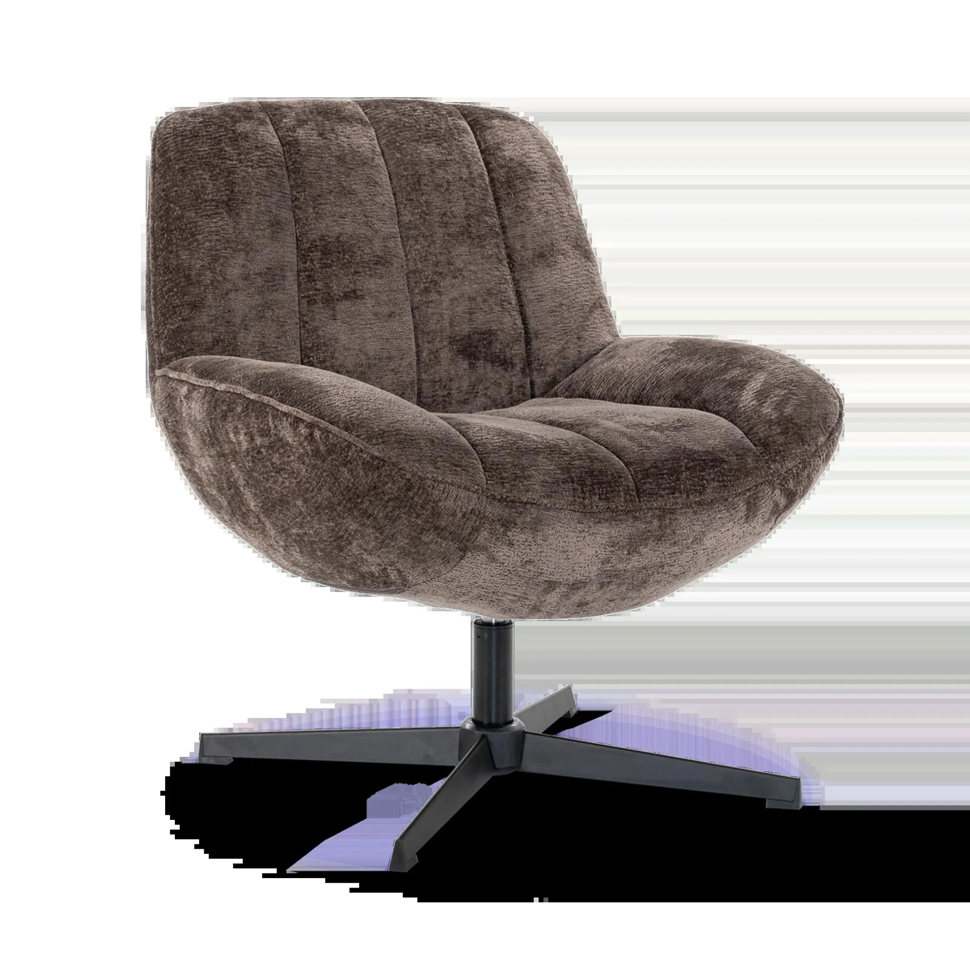 Draaifauteuil Derby - Brown