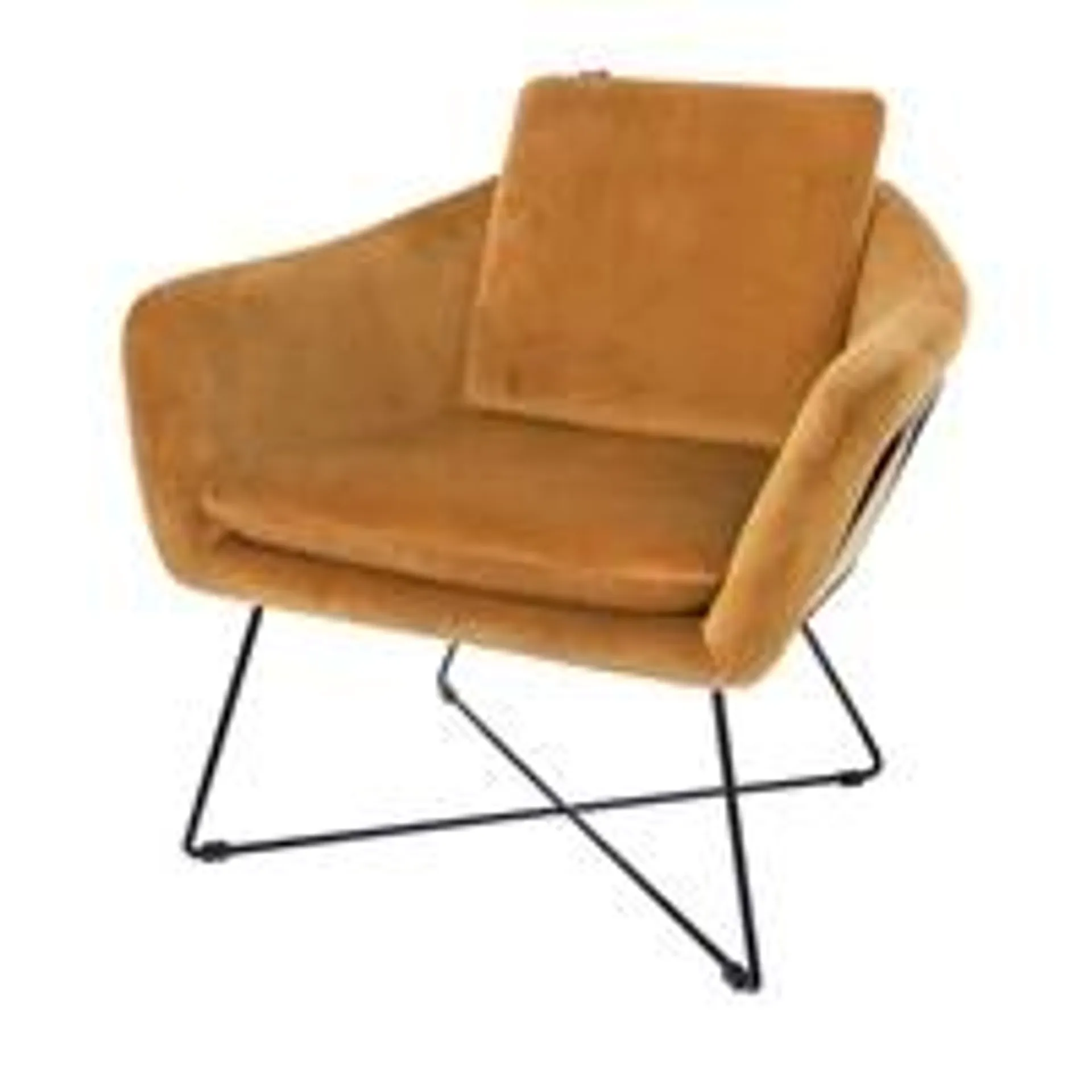 Fauteuil Ridge 77cm goud