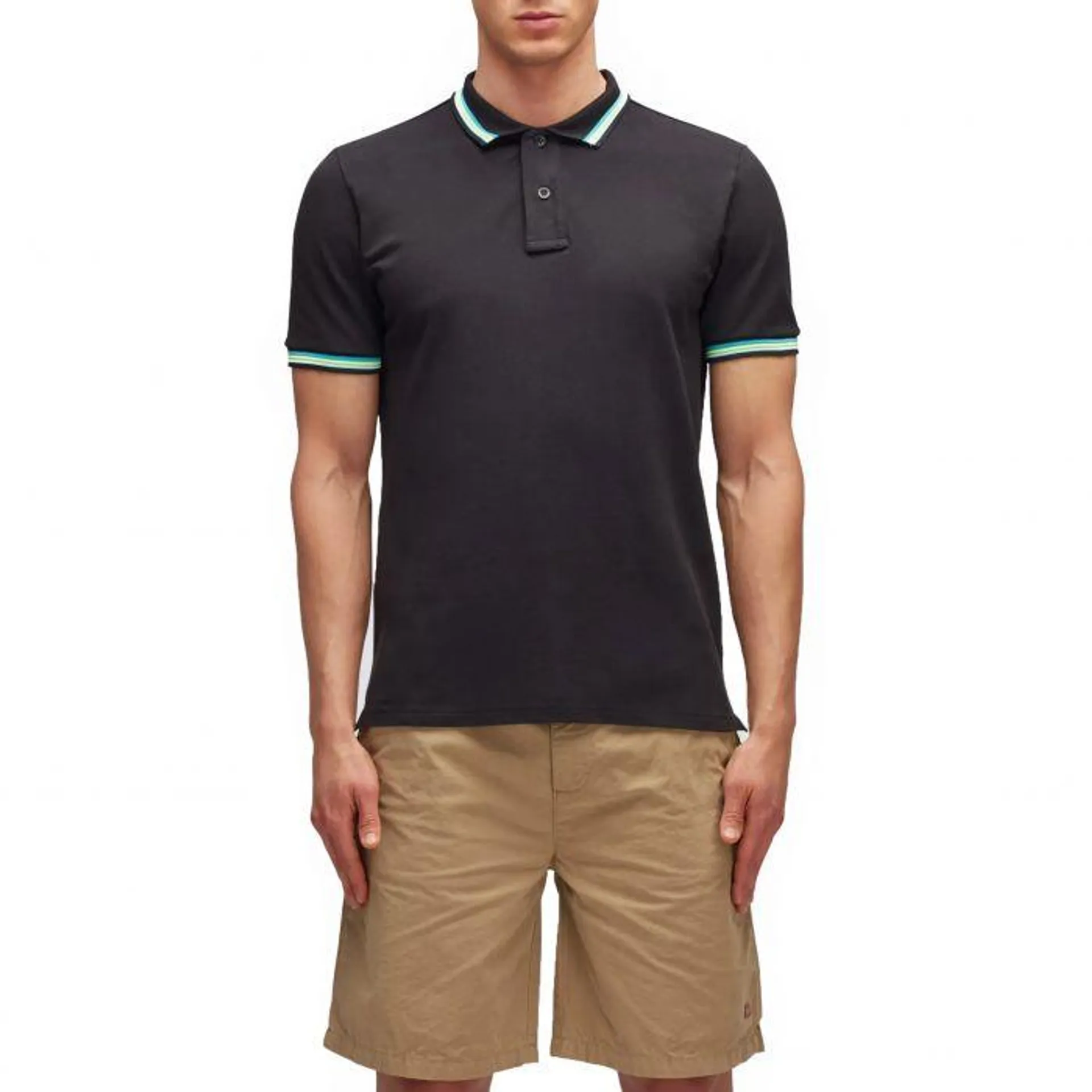 Brice polo heren black