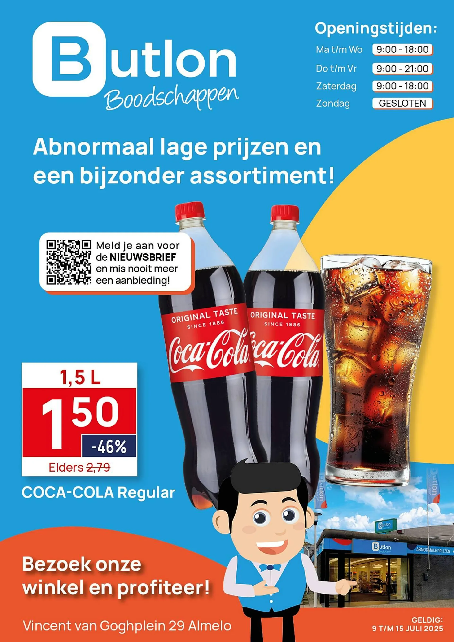 Butlon folder van 9 juli tot 15 juli 2025 - Folder pagina 1