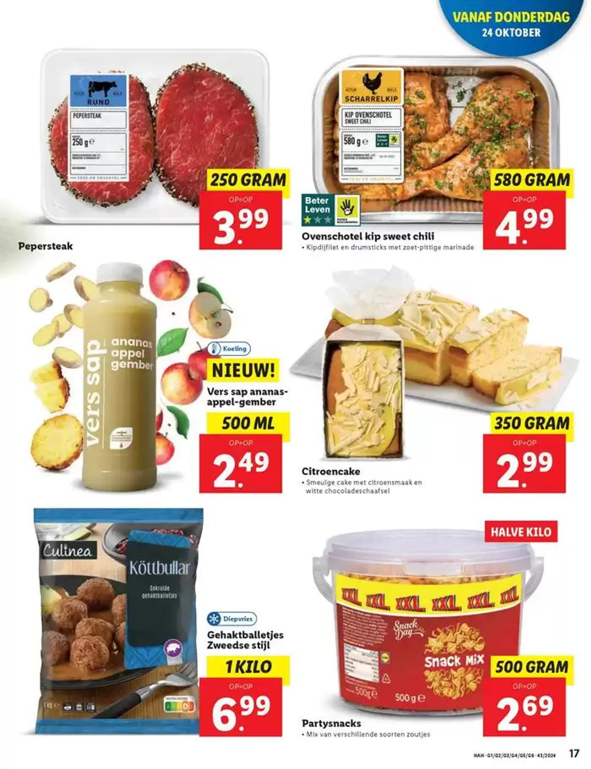 Topdeals en kortingen van 17 oktober tot 30 oktober 2024 - Folder pagina 17