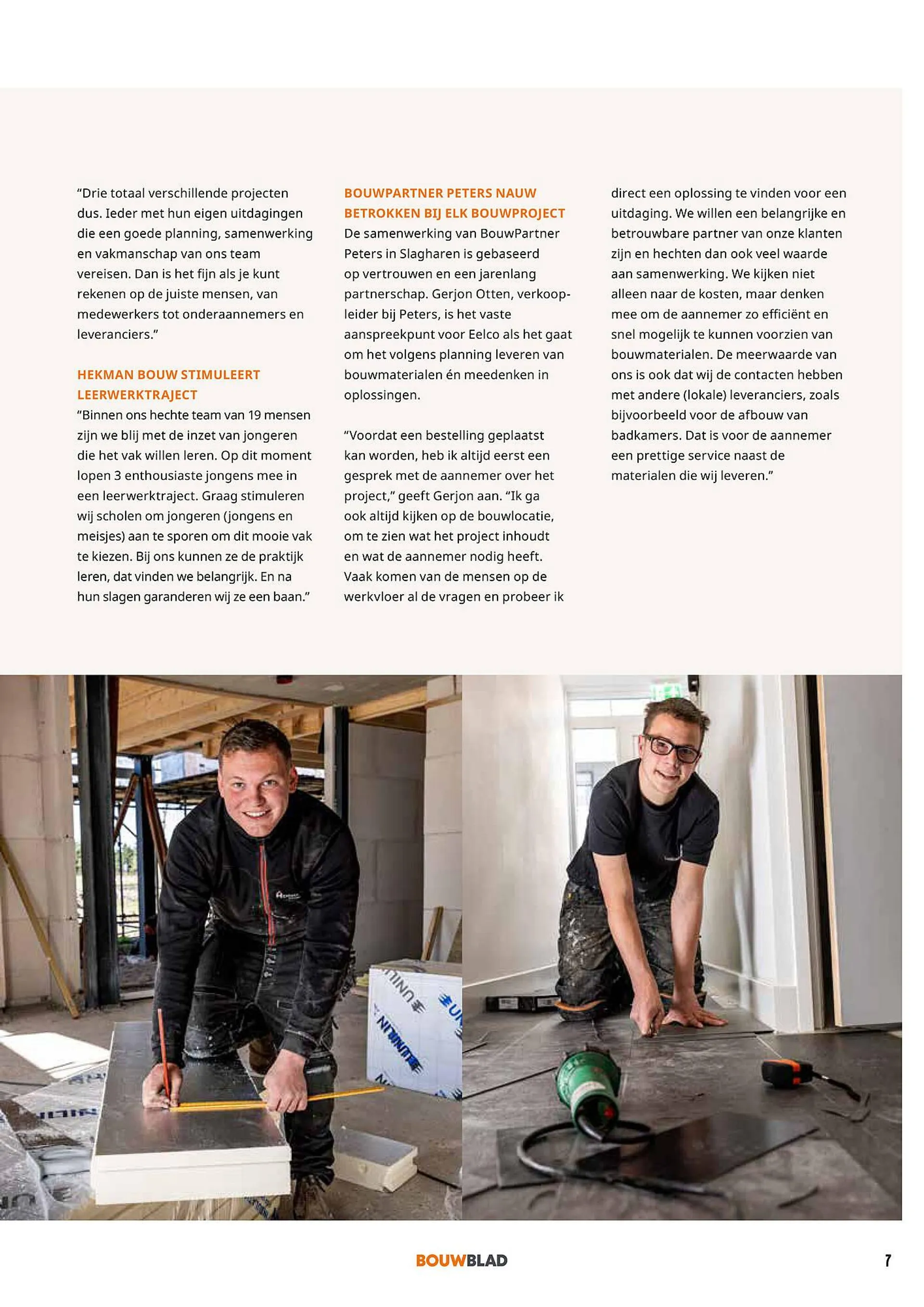 BPG Bouwpartner Groep folder van 1 mei tot 31 mei 2025 - Folder pagina 7