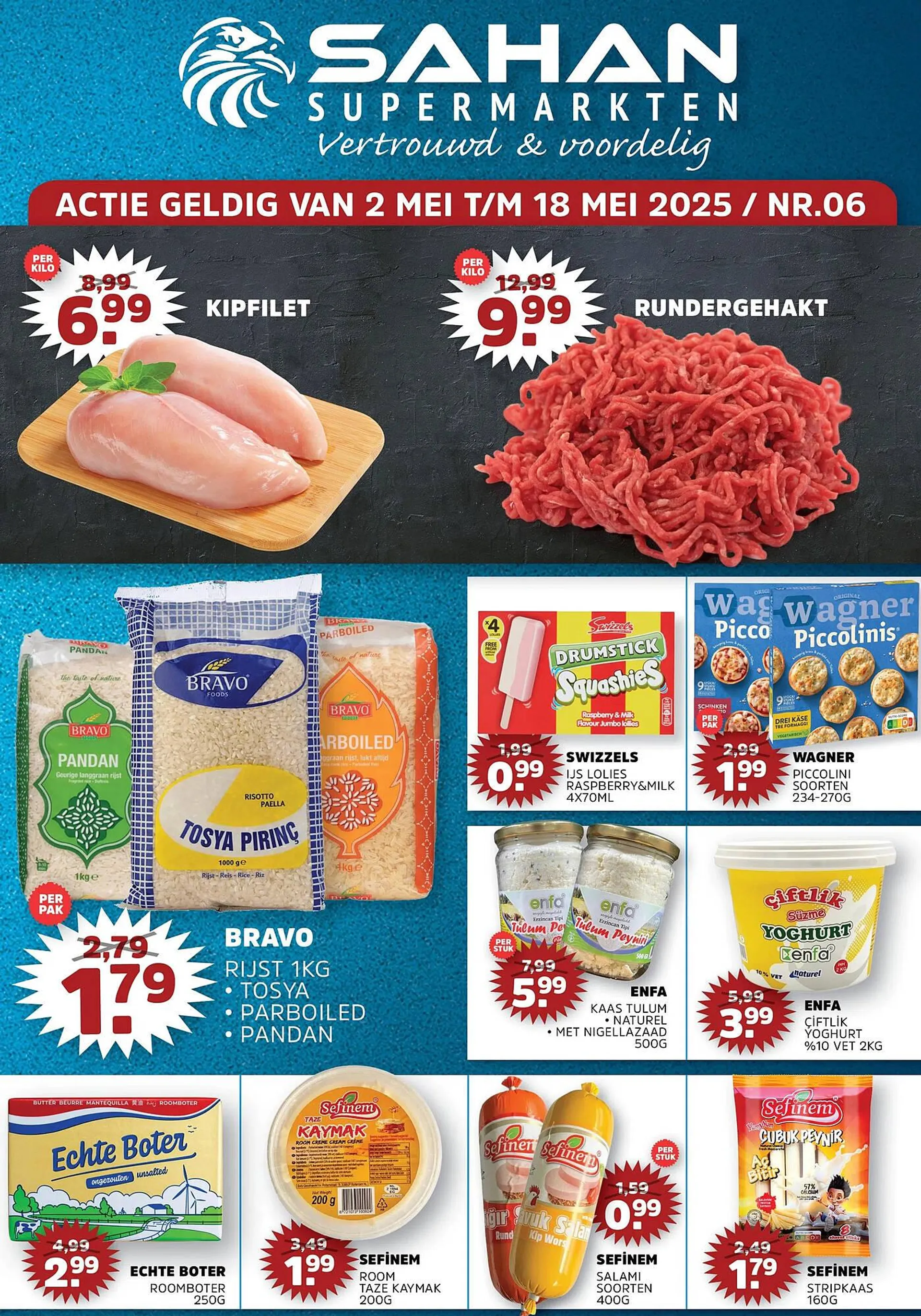 Sahan Supermarkten folder van 2 mei tot 18 mei 2025 - Folder pagina 1