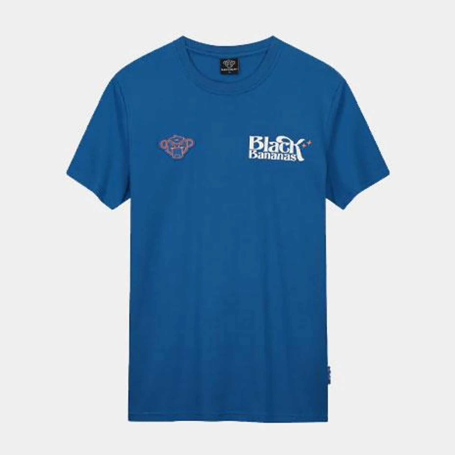 Black Bananas Tee Blauw