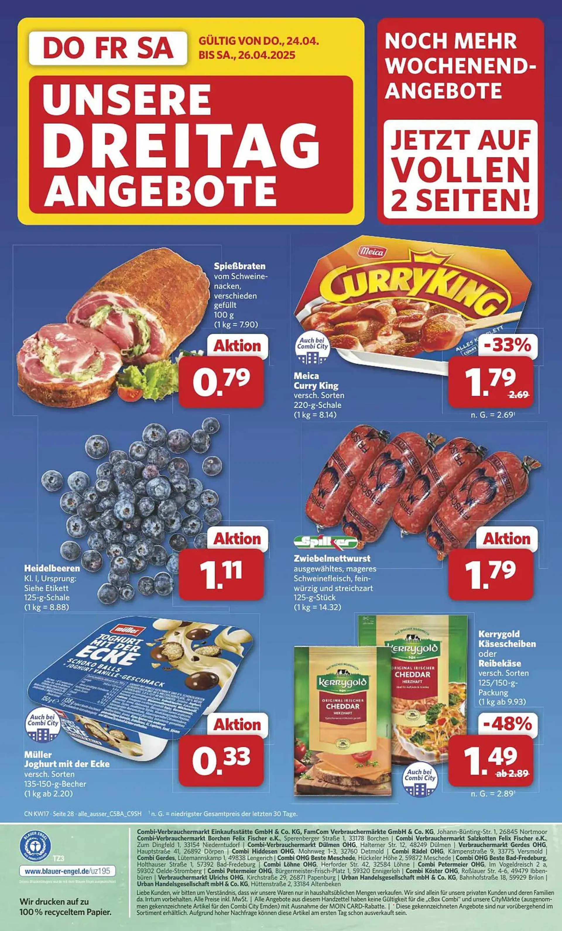 Combi Markt DE folder van 22 april tot 26 april 2025 - Folder pagina 35