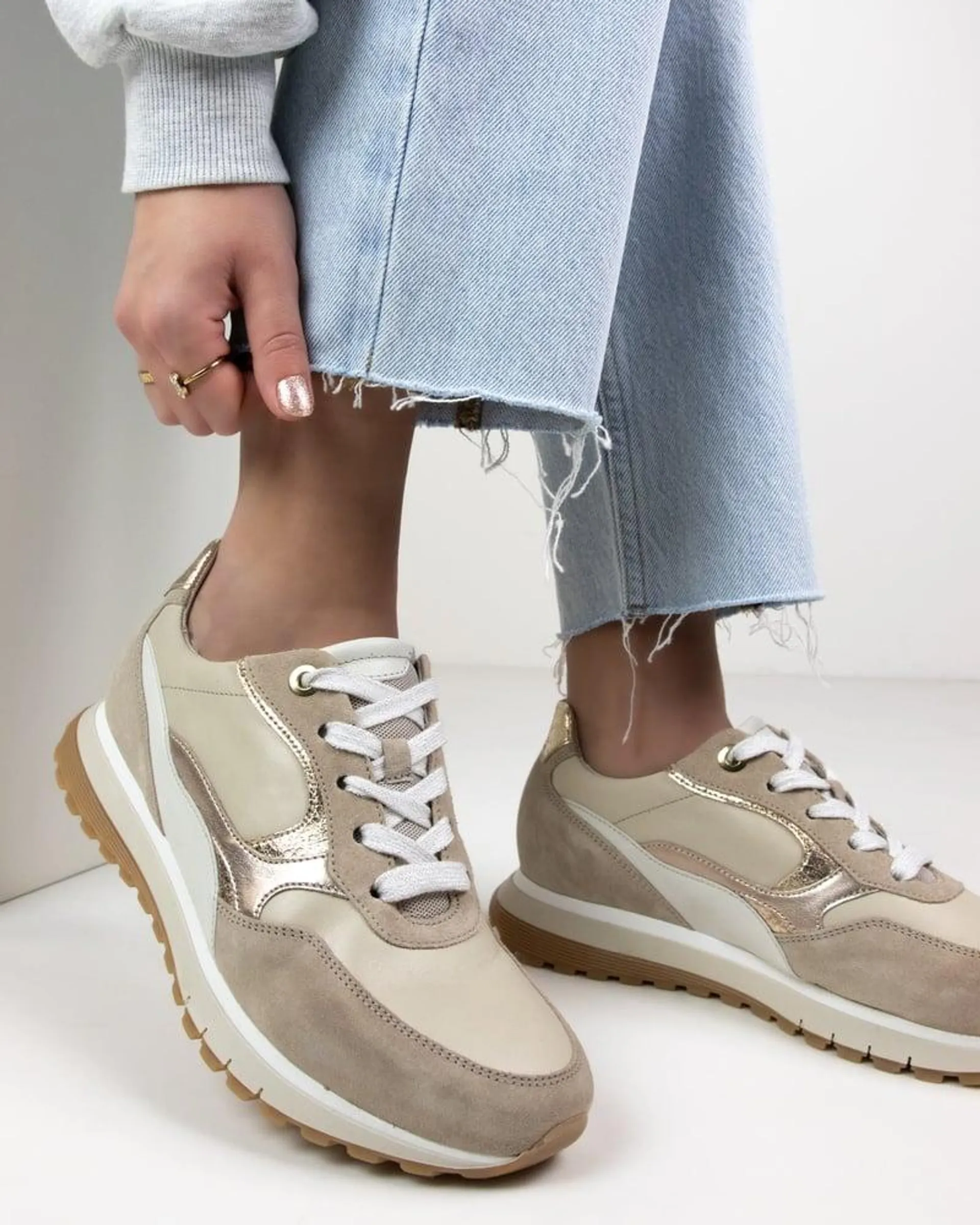 Lage sneakers - beige