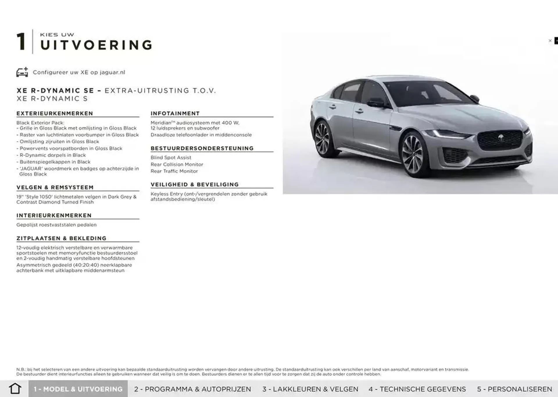 Jaguar XE van 20 november tot 30 juni 2025 - Folder pagina 6