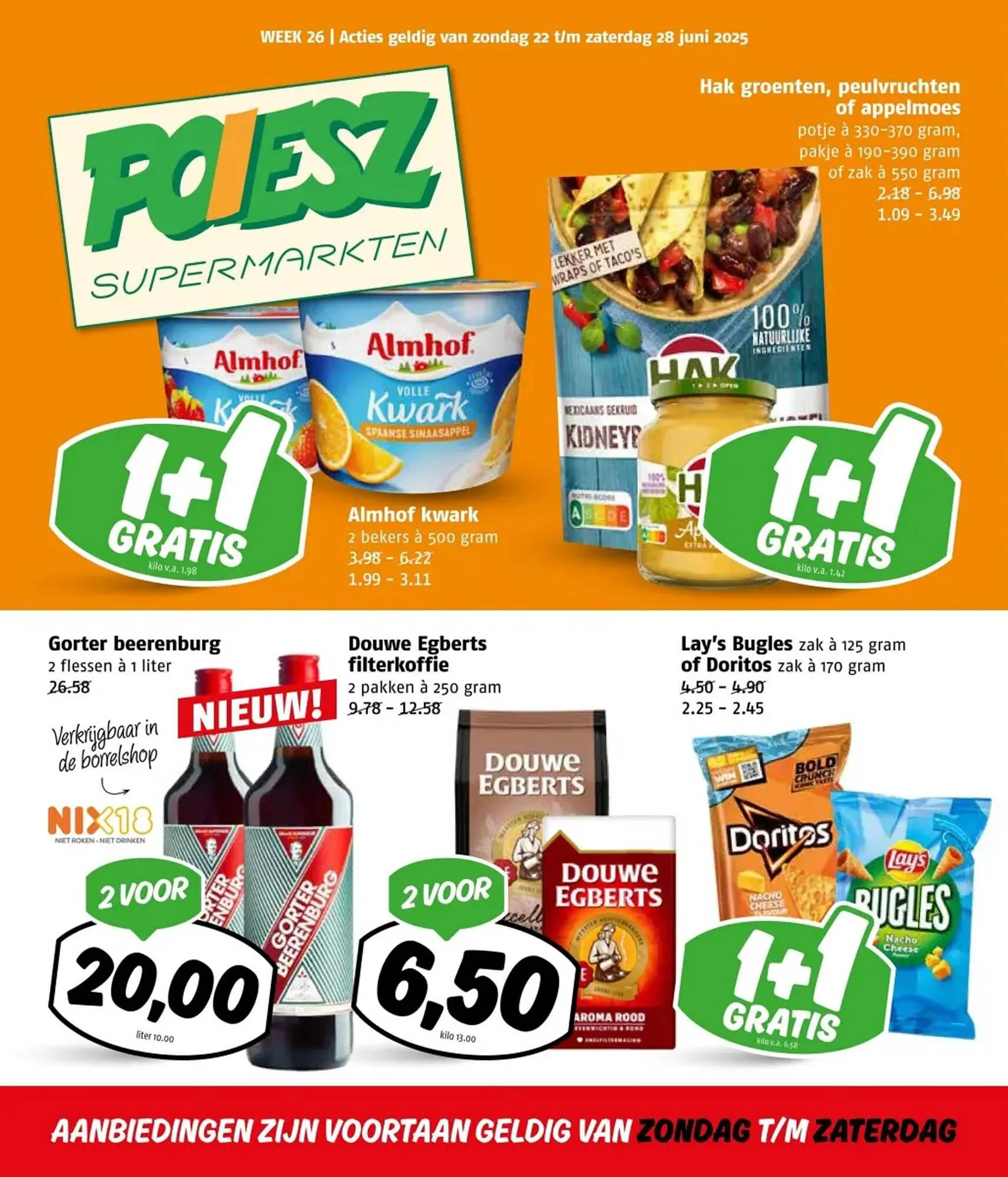 Poiesz folder van 22 juni tot 28 juni 2025 - Folder pagina 1