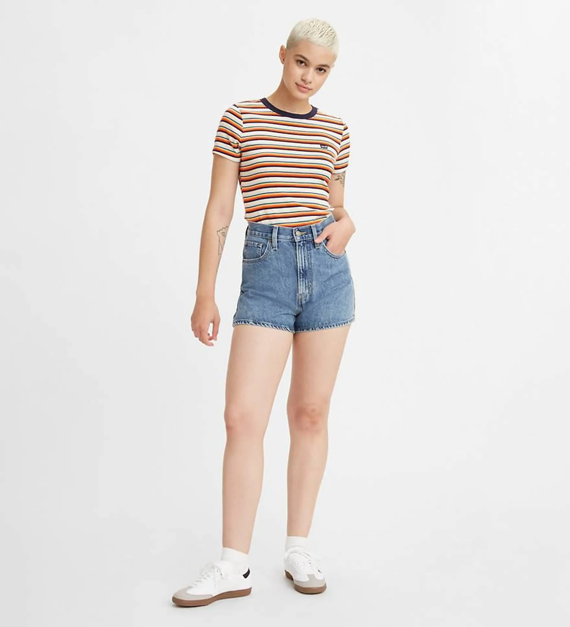 High Waisted Mom Shorts