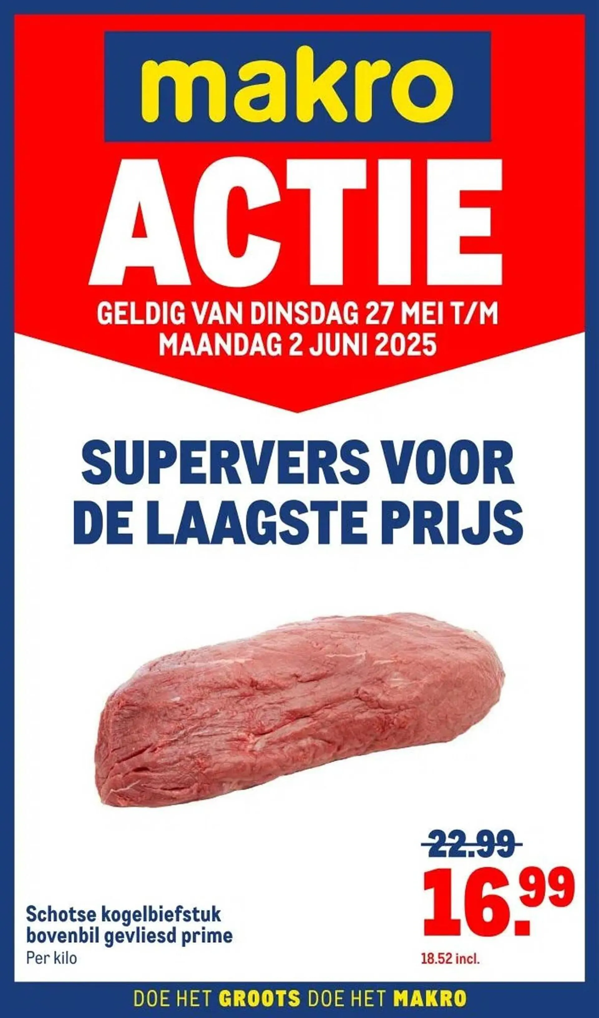 Makro folder van 26 mei tot 2 juni 2025 - Folder pagina 1
