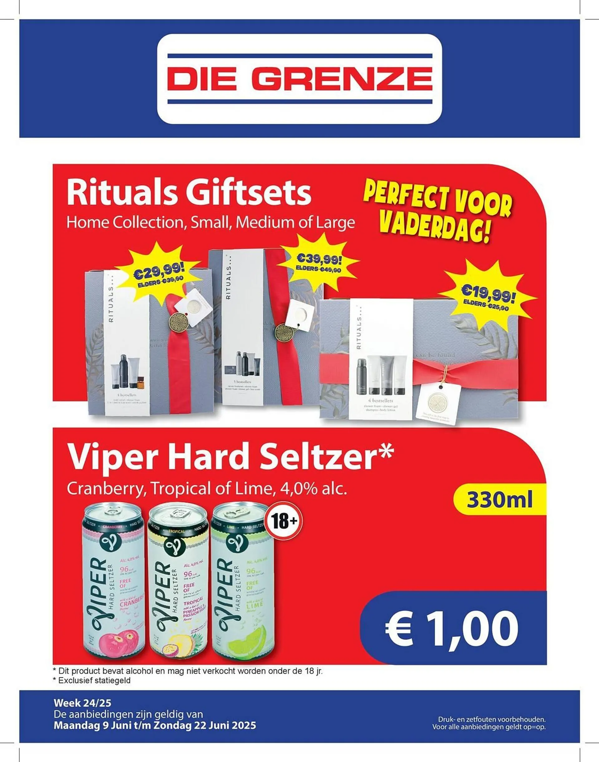 Die Grenze folder van 9 juni tot 22 juni 2025 - Folder pagina 1