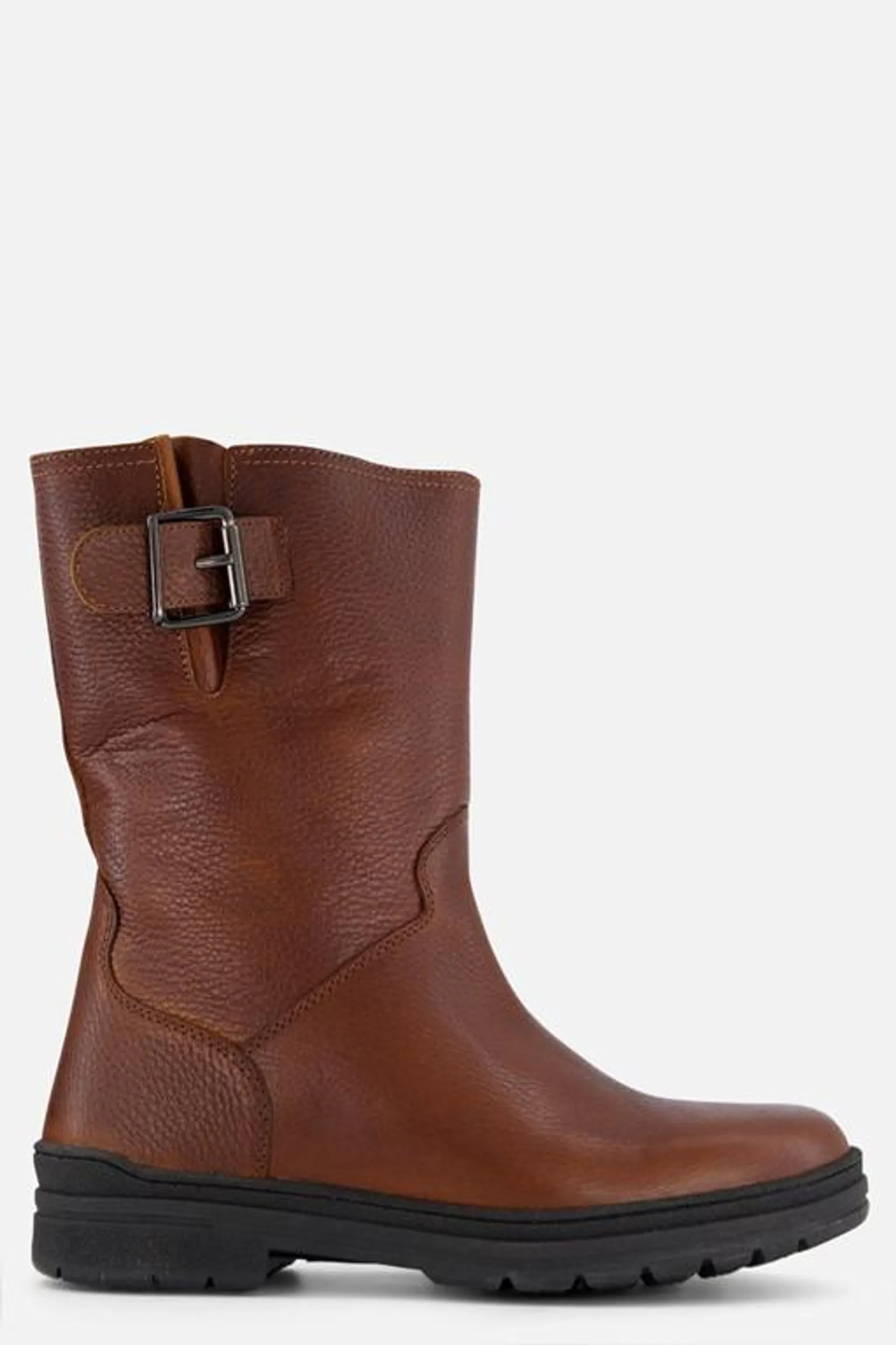 Boots cognac Leer