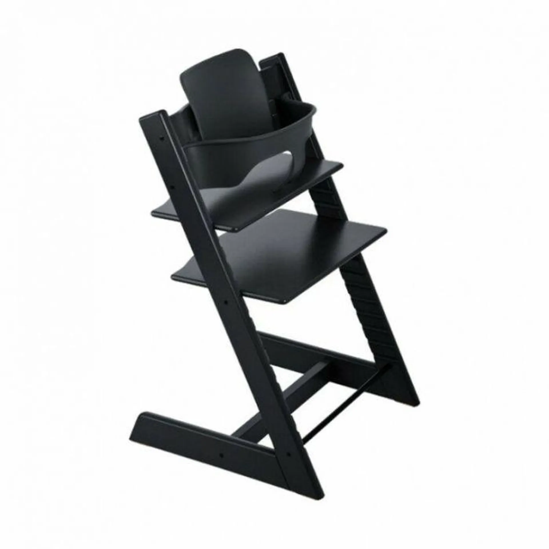 Stokke® Kinderstoel Tripp Trapp® Black + Baby Set™