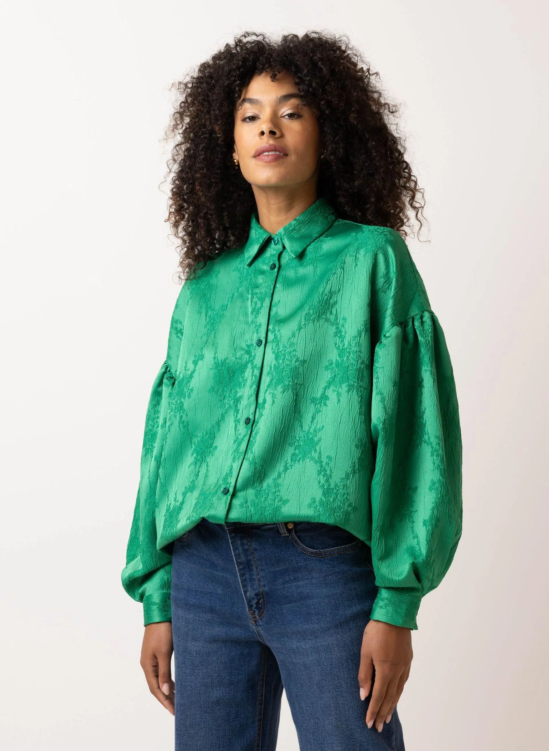 Groene blouse