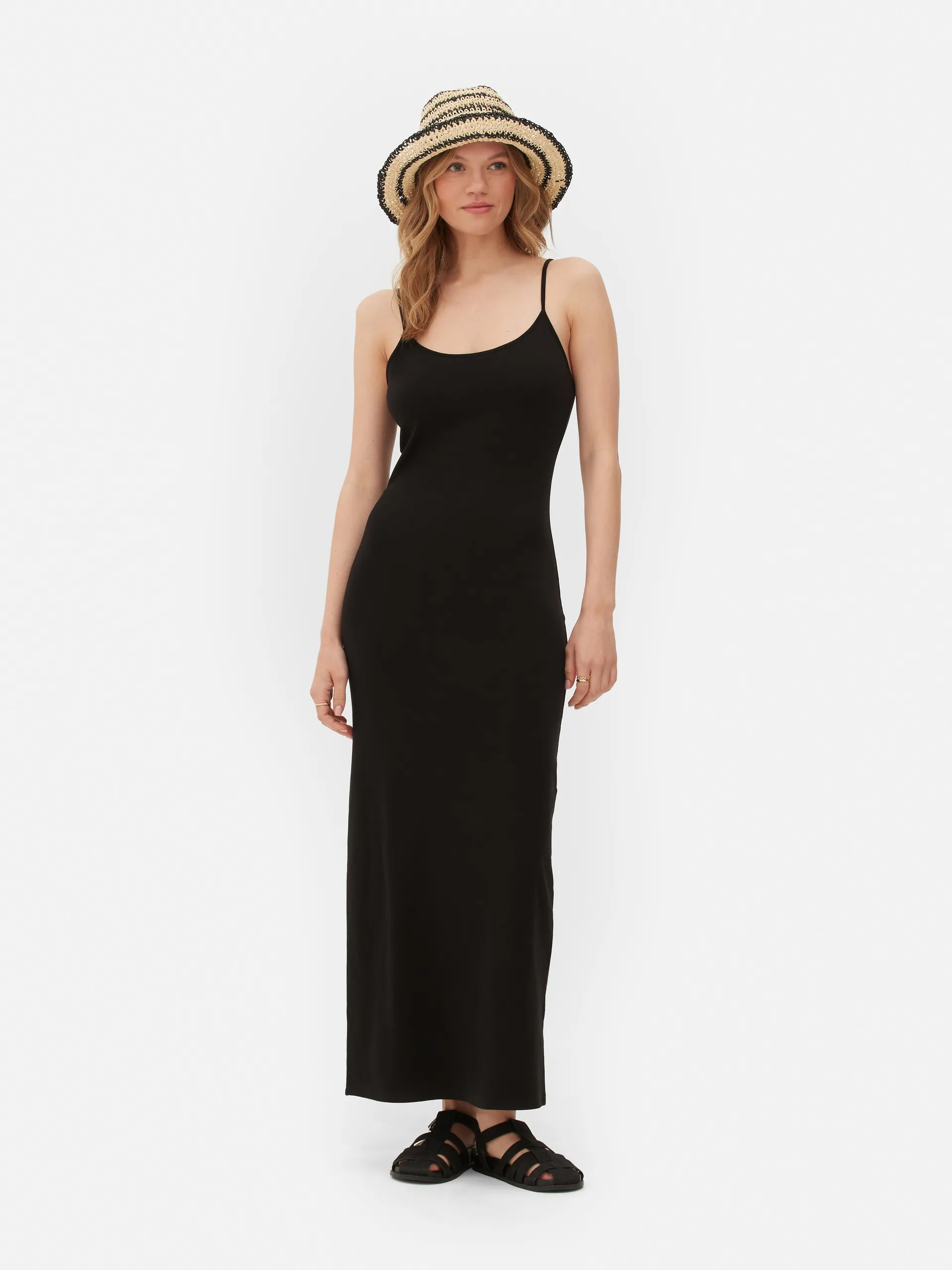 Strappy Midaxi Slip Dress