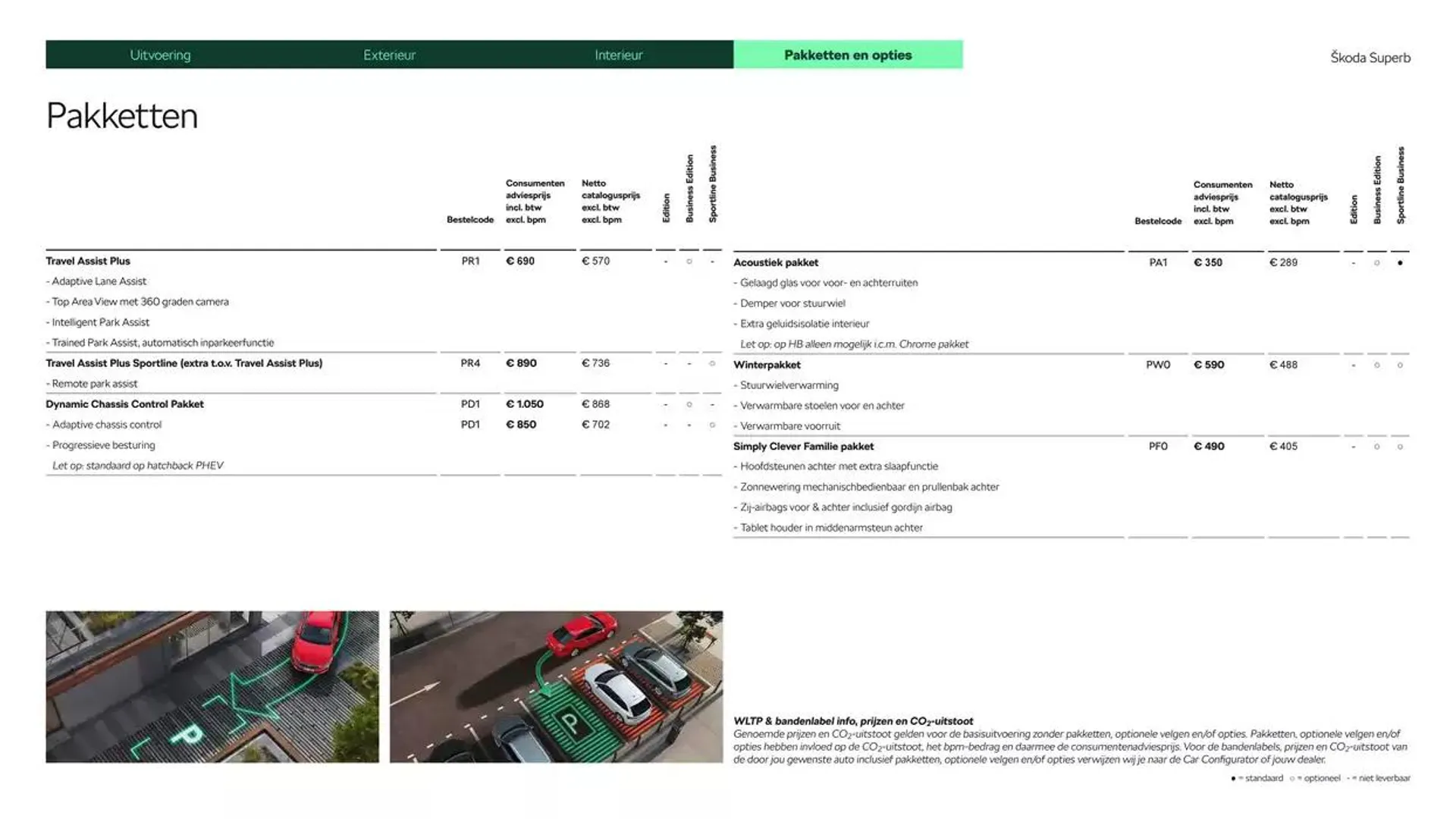 Škoda Superb (Combi) Prijslijst per 4 juli 2024 van 6 december tot 6 december 2025 - Folder pagina 14