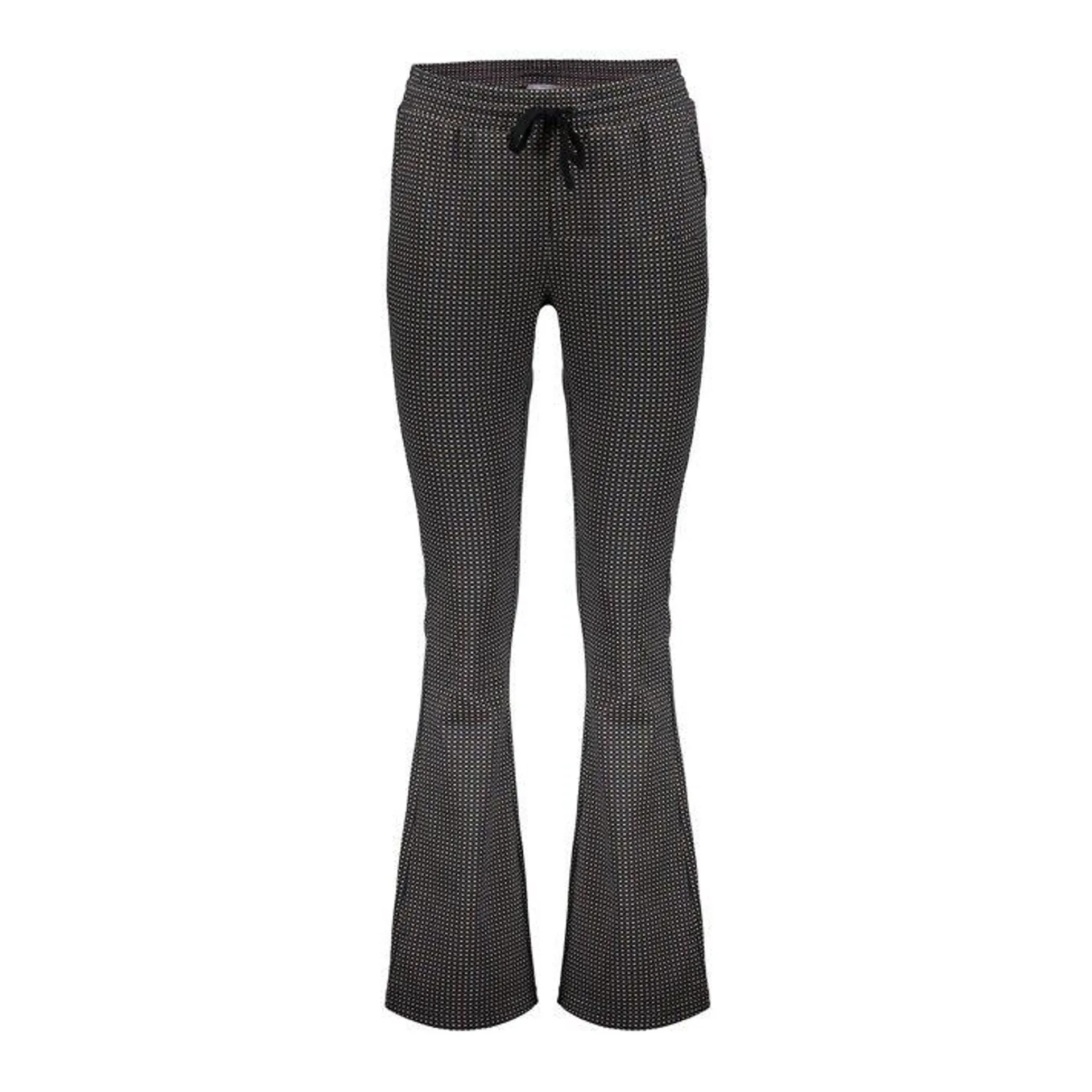 Pantalon flair ruitje