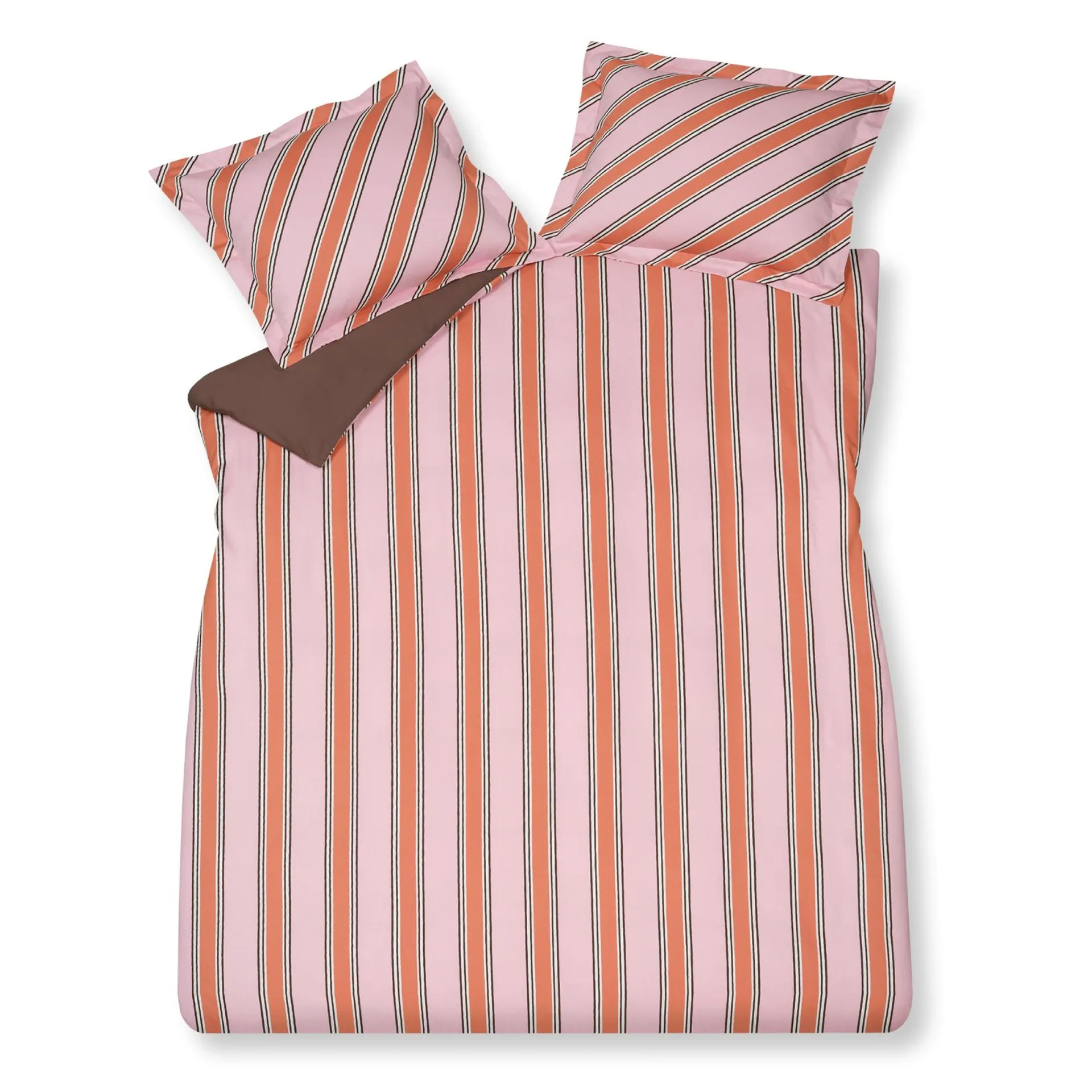 PREPPY STRIPE dekbedovertrekset | pink