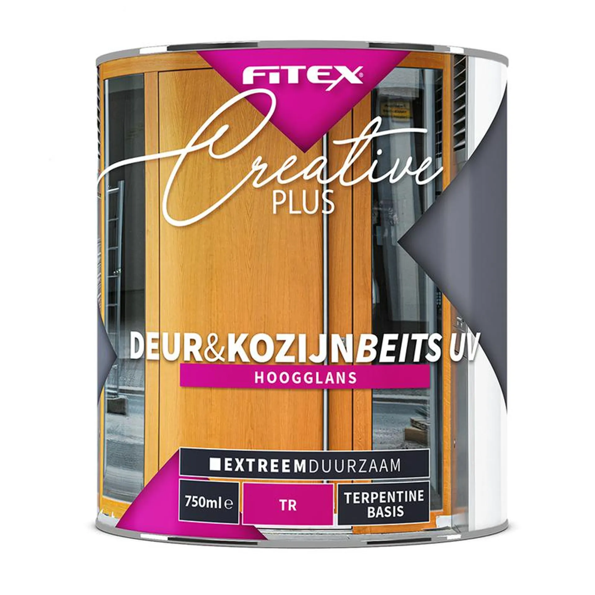 Fitex CP Deur & Kozijn beits UV HG Wit 750 ml