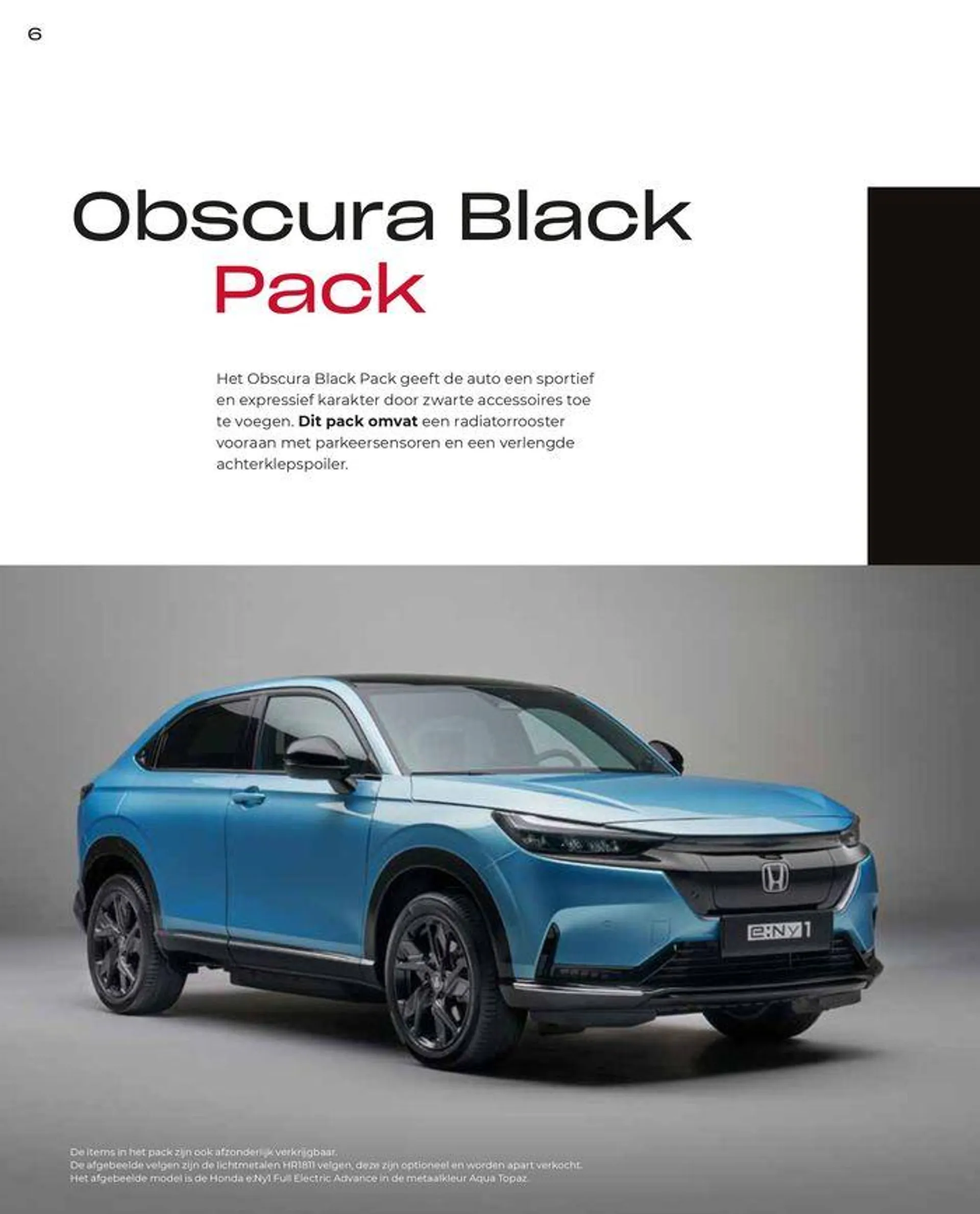 Honda e:Ny1 — Brochure Accessoires - 6