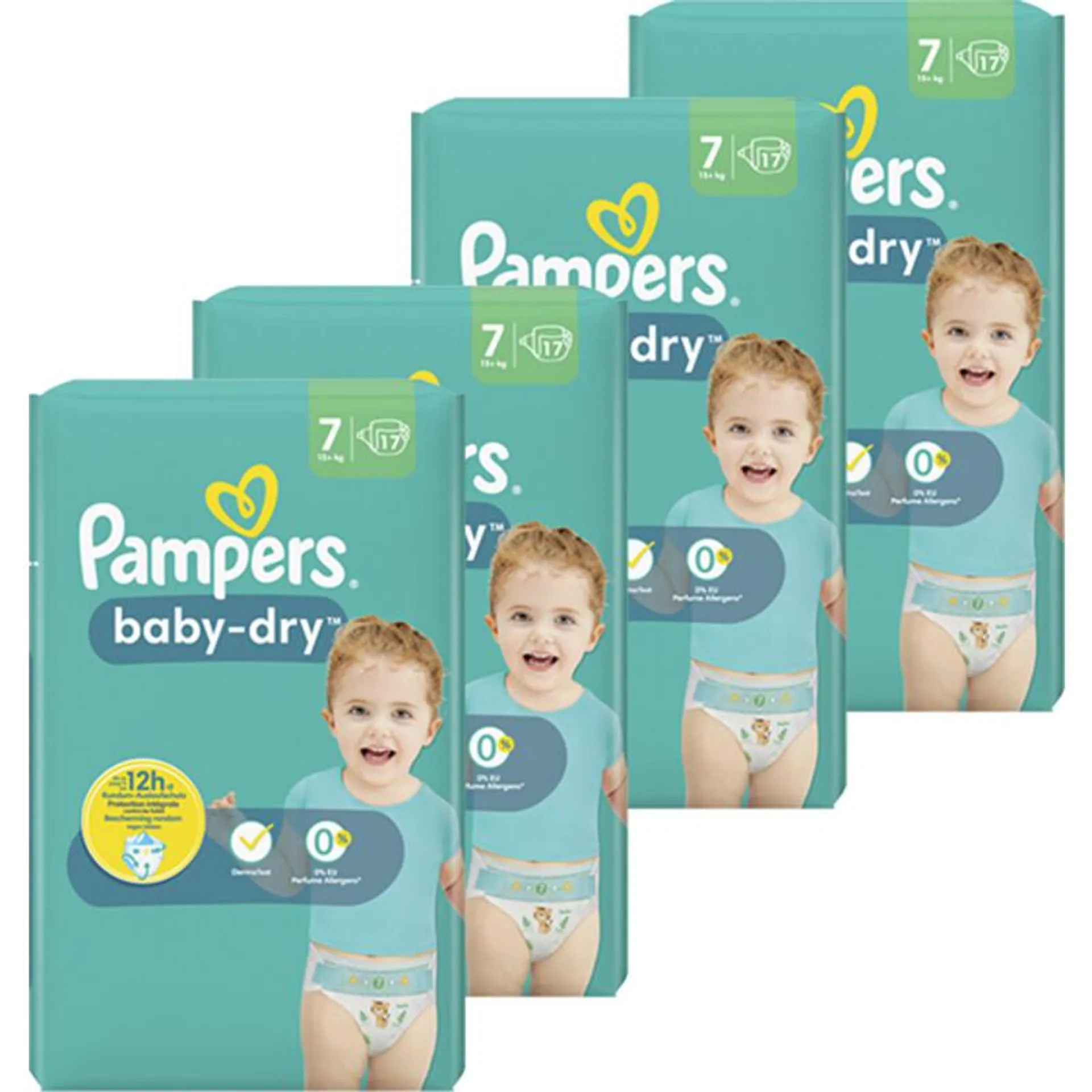 Pampers Baby Dry Luiers maat 7 voordeelpakket