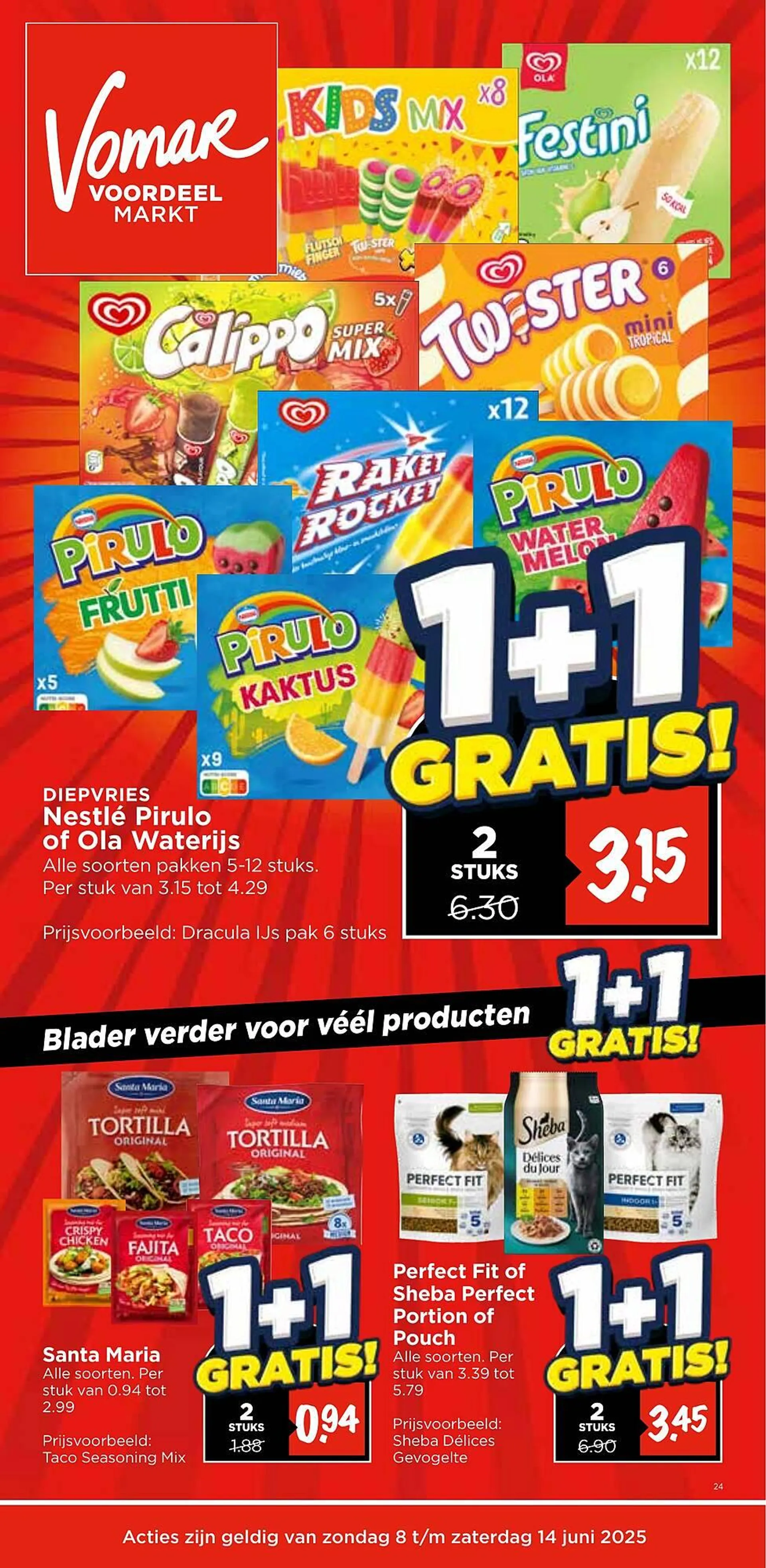 Vomar folder van 8 juni tot 14 juni 2025 - Folder pagina 1
