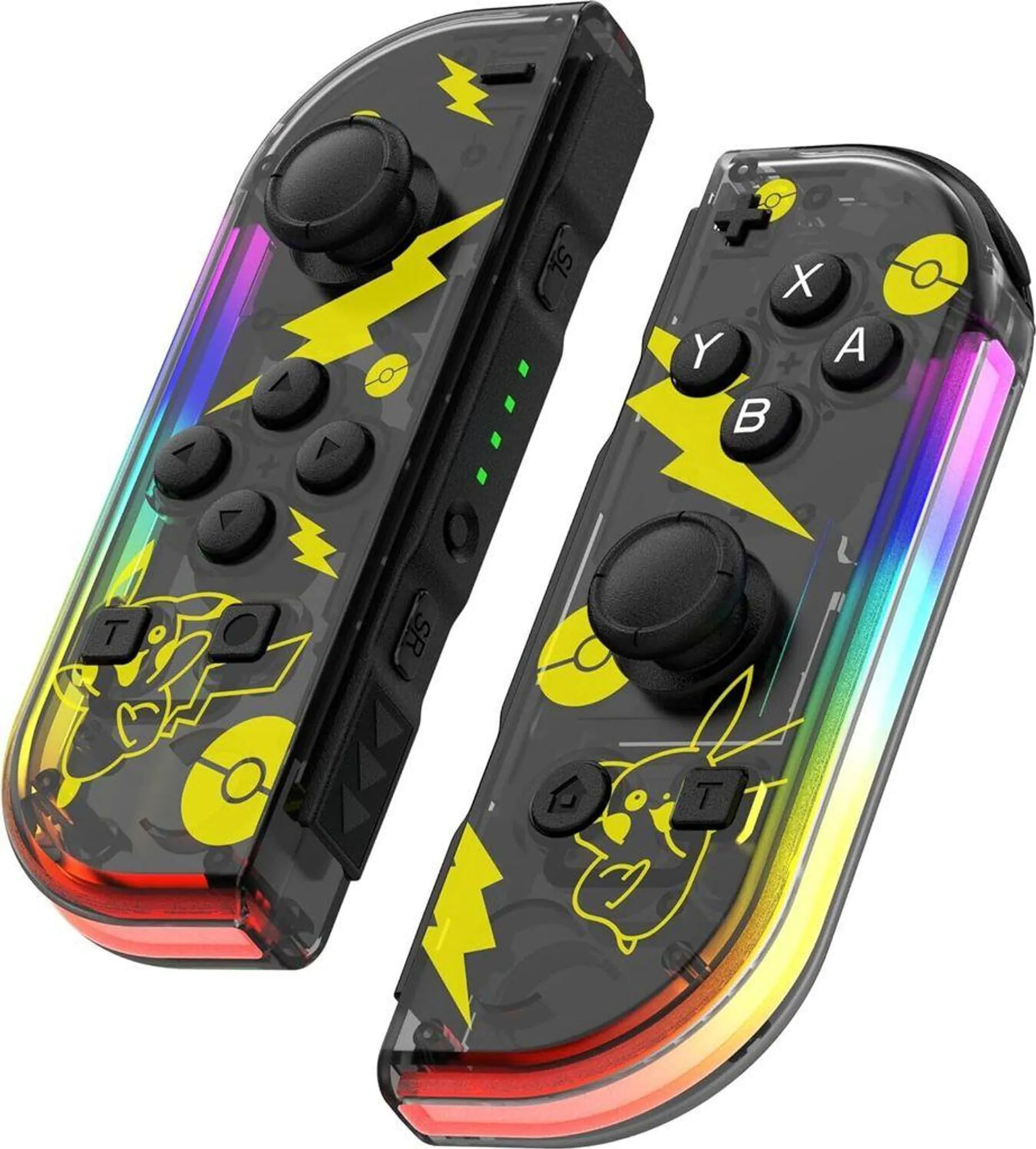 Controller für Nintendo Switch - 2er-Set - Switch Gamepad mit RGB-Licht