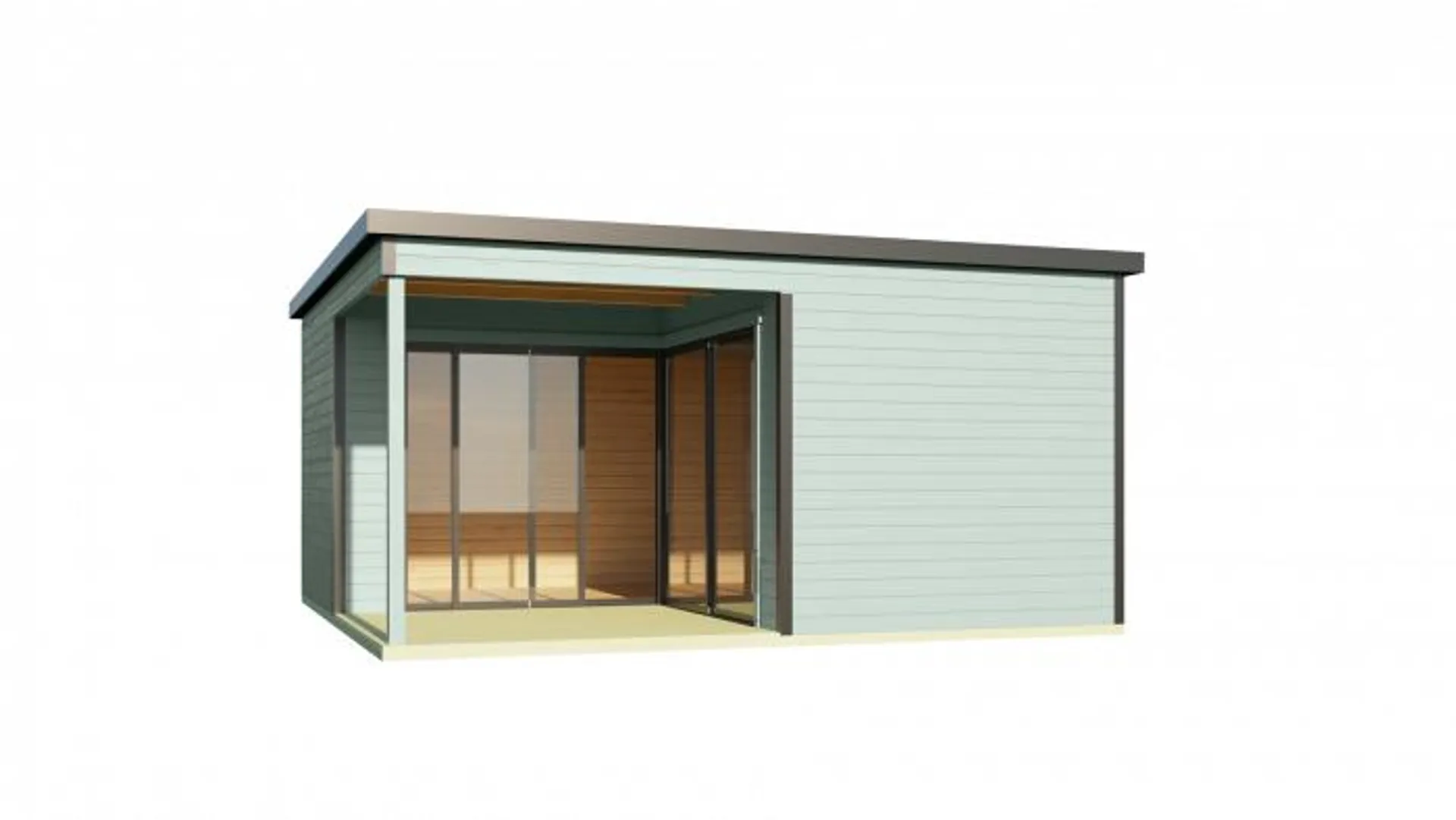 Lasita Maja Tuinhuis Domeo 6 Loggia Glaciergreen/Anthracite