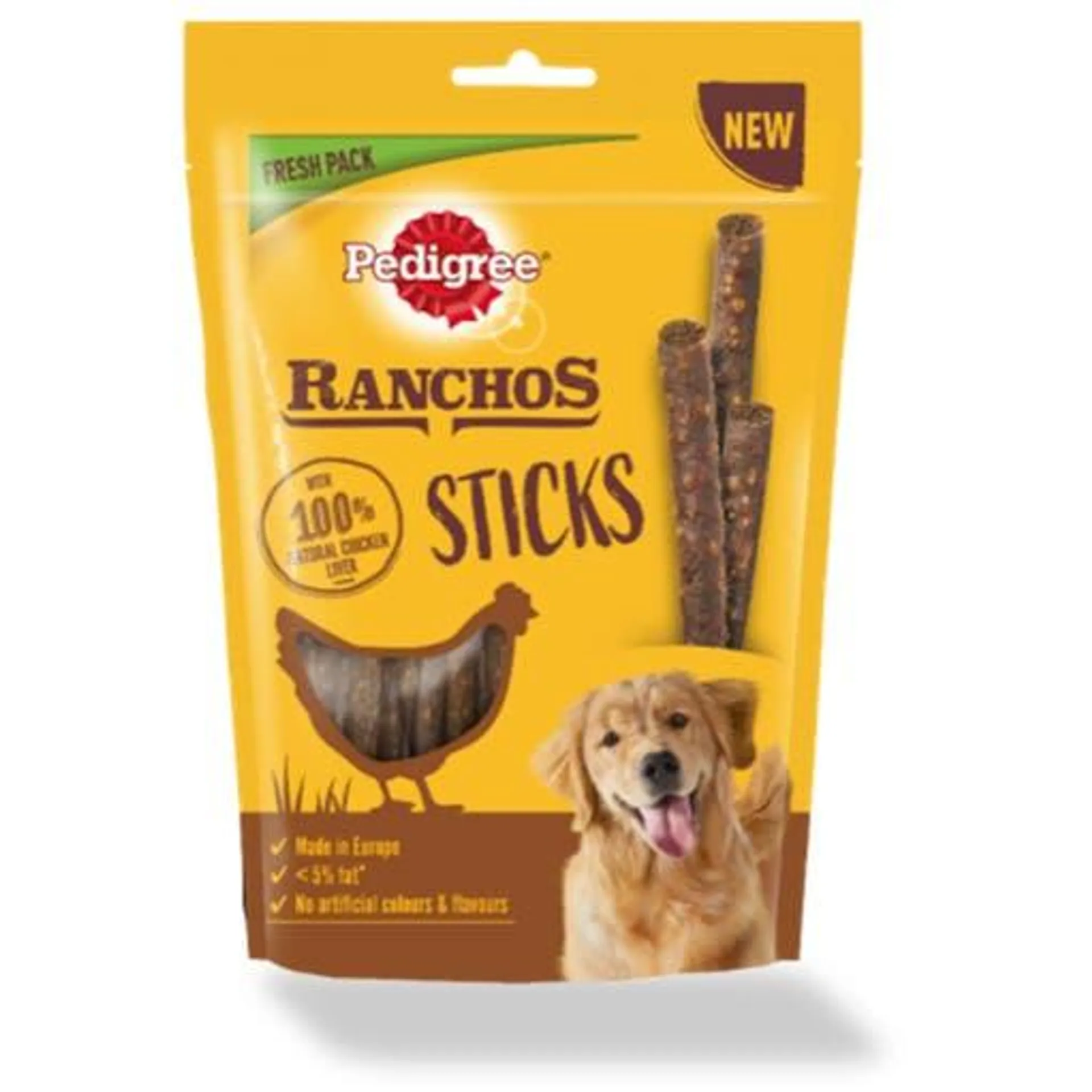 Hondensnack Ranchos met kip 60 g