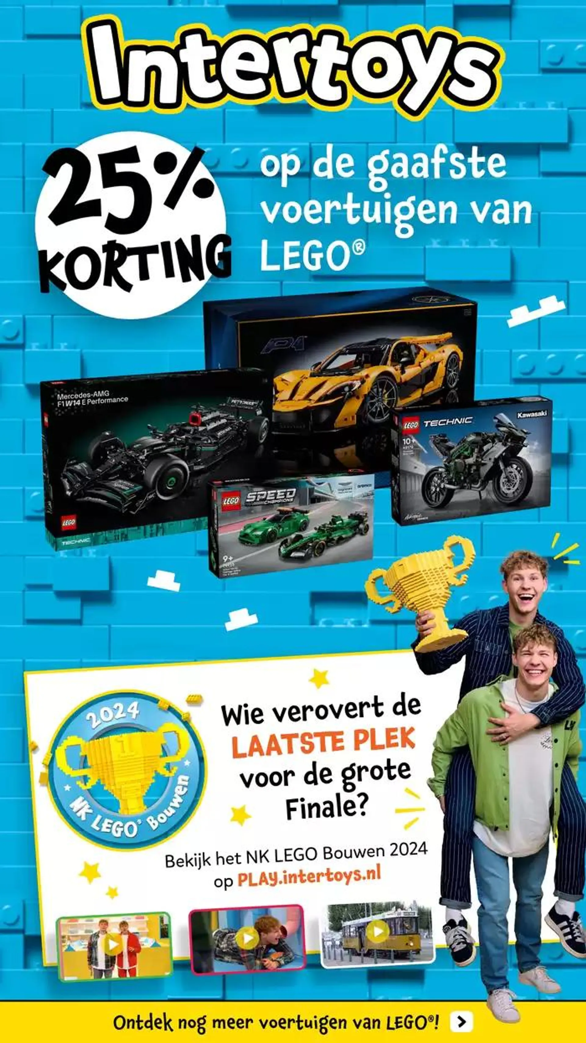 Intertoys LEGO NK bouwen folder voertuigen - 1