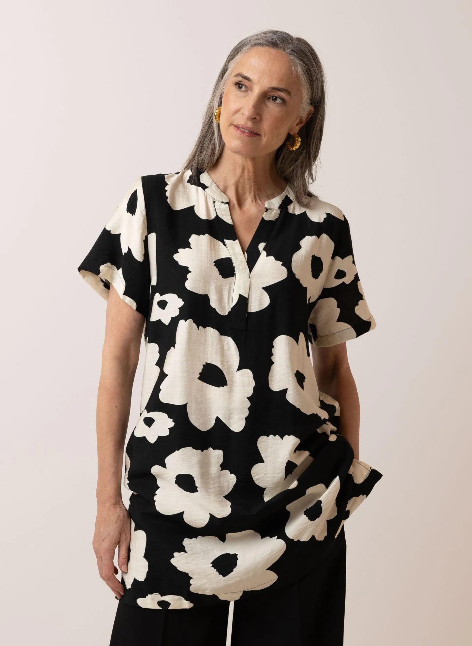 Zwarte midi jurk