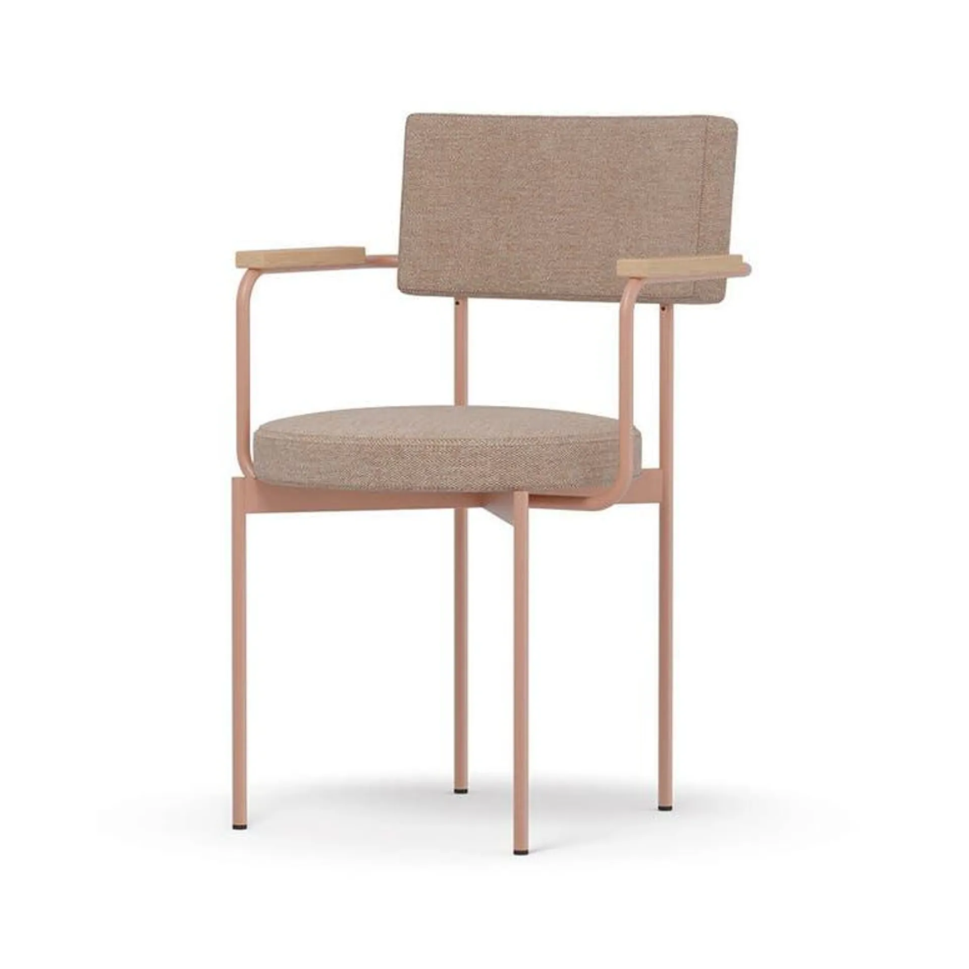 Eetkamerstoel Dining Armchair - nude 47x44x44cm