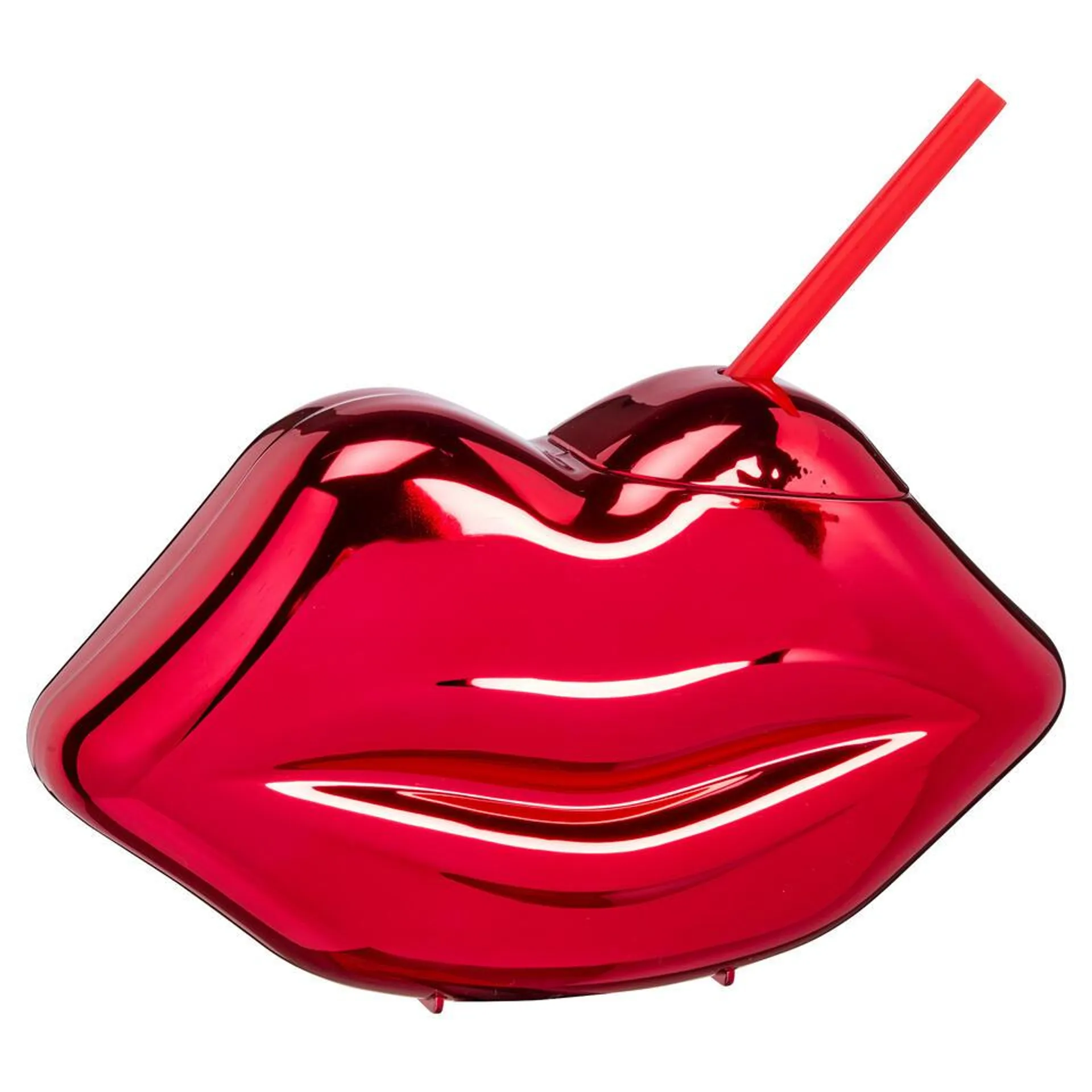 Drinkbeker Lips Rood - 600 ml