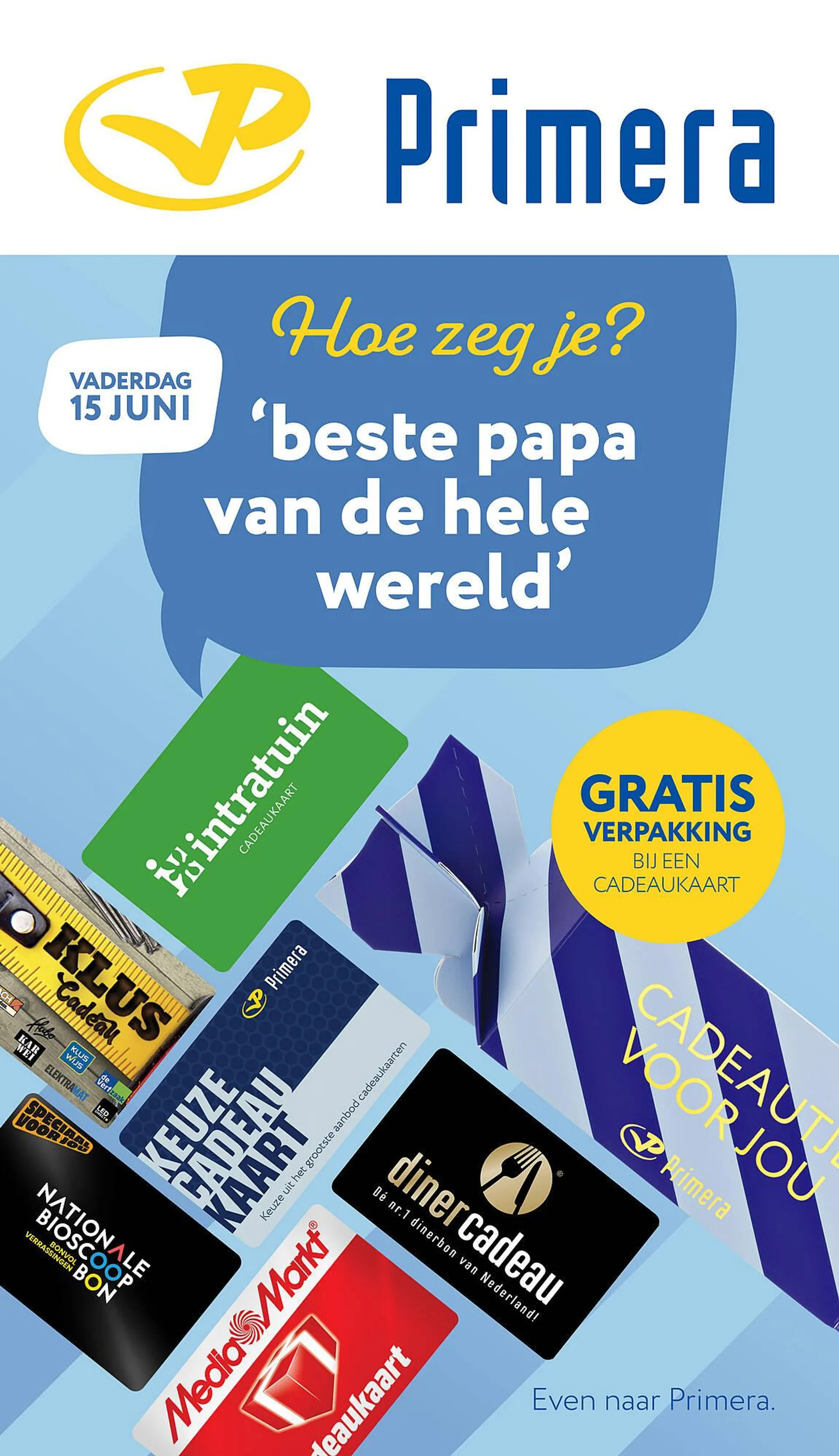 Primera folder van 2 juni tot 15 juni 2025 - Folder pagina 1