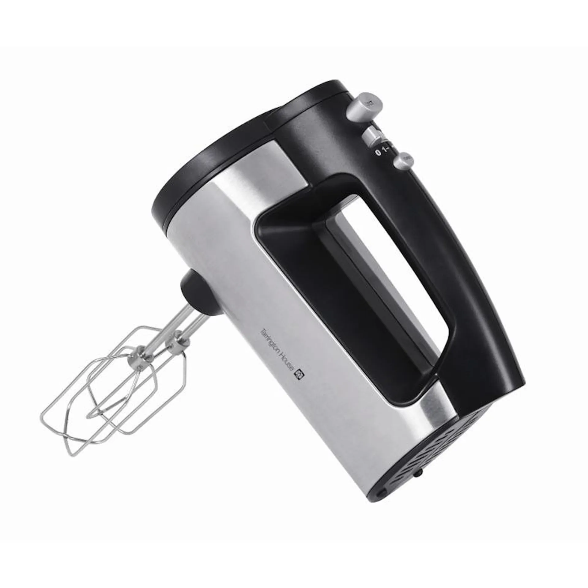 Tarrington House handmixer HM3200S, 300 W, met turbostand, 19,7 x 9 x 14,3 cm, zilver/ zwart