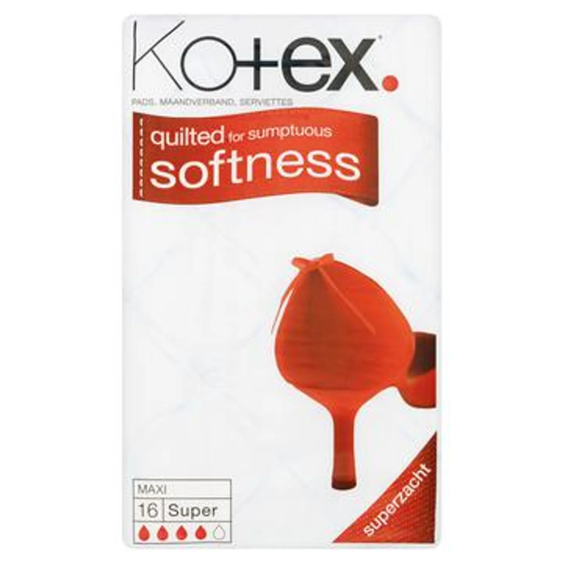 Kotex® Maxi Maandverband Super 16 Stuks