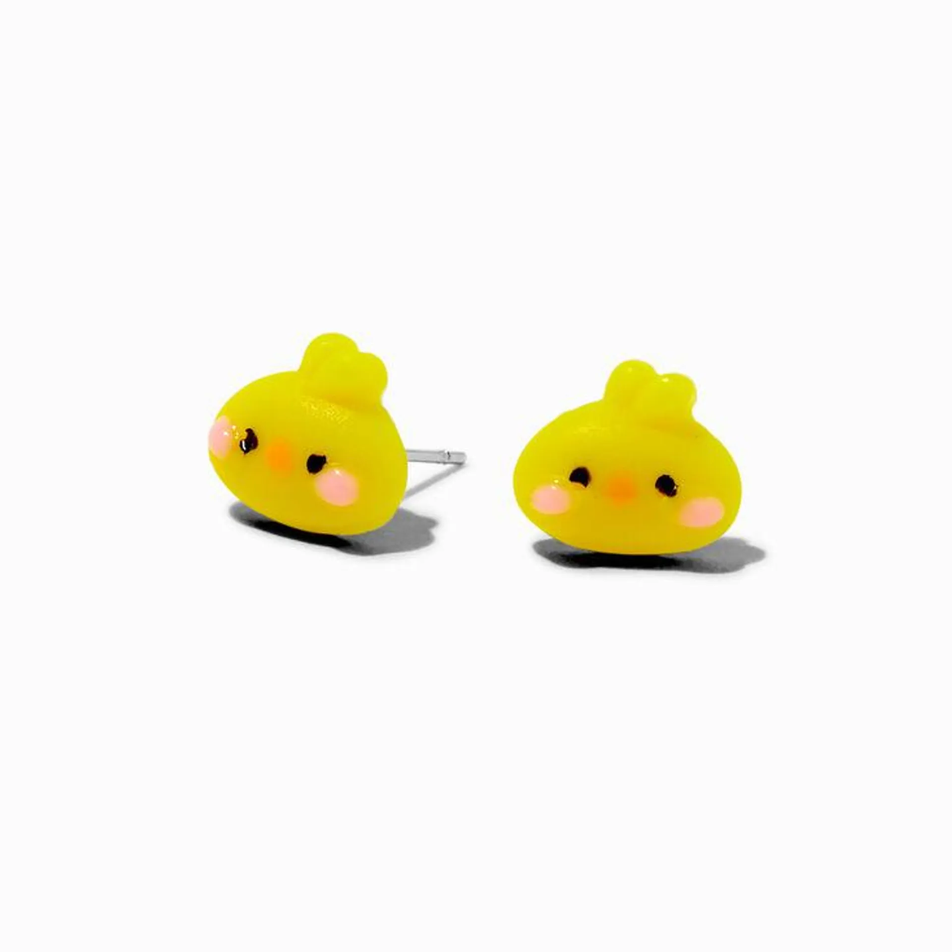 Glow in the Dark Chick Stud Earrings