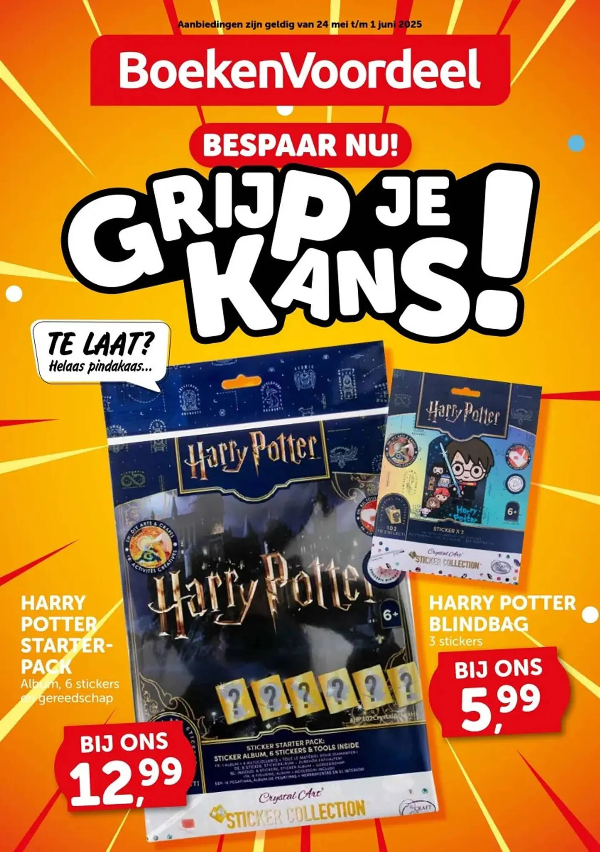 Boekenvoordeel folder van 24 mei tot 1 juni 2025 - Folder pagina 1