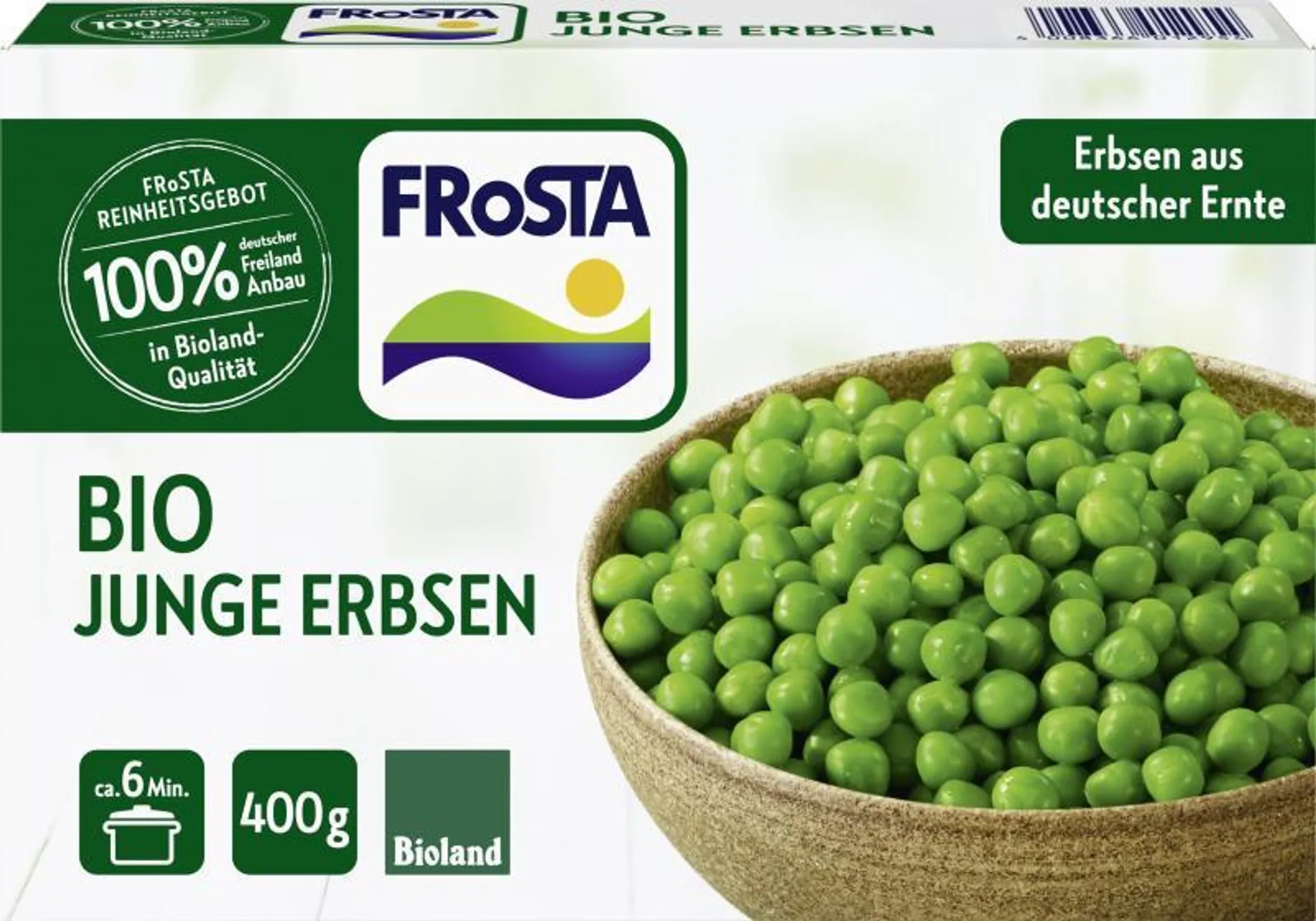 Frosta Bio Junge Erbsen 400 g