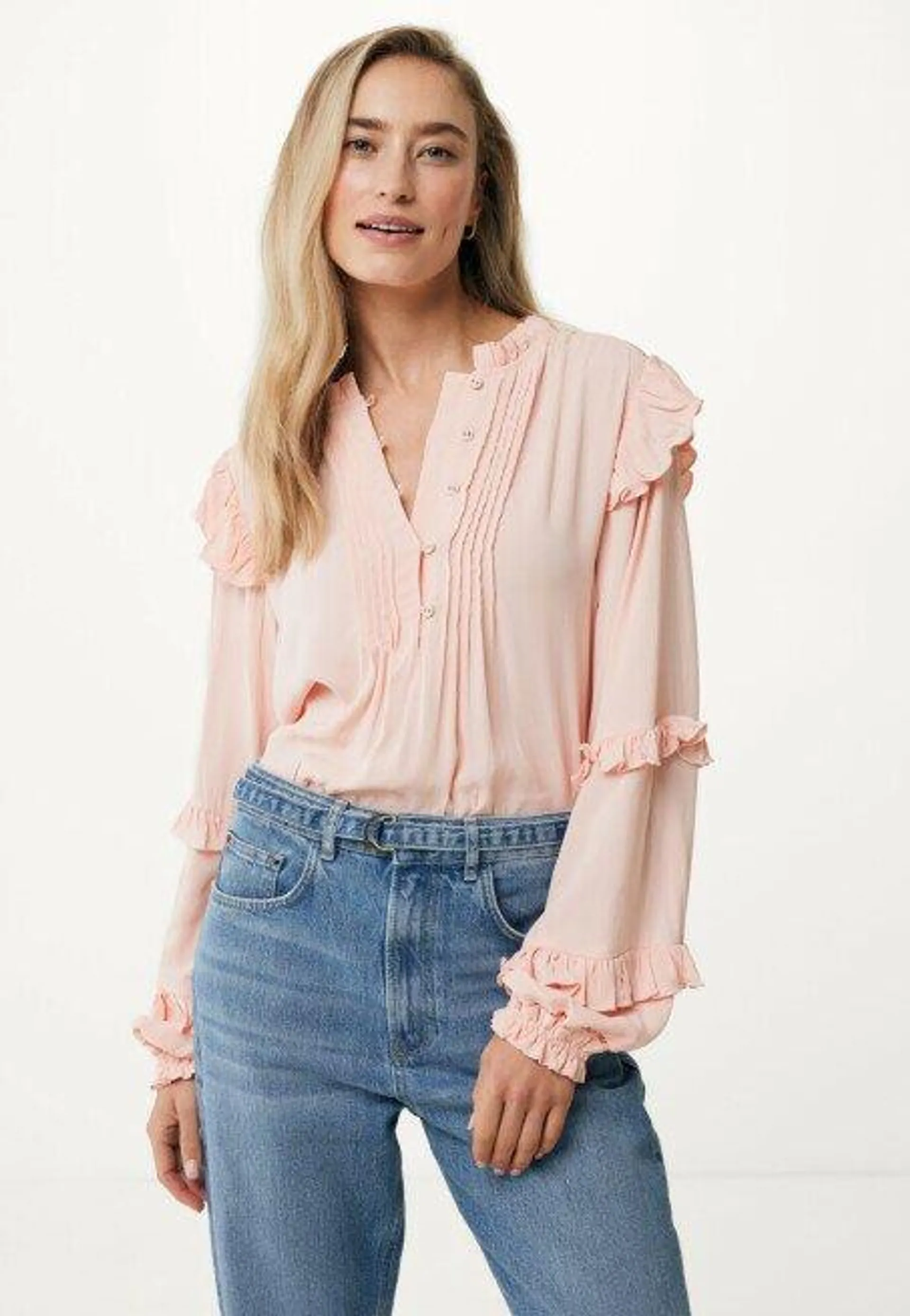 Blouse Licht Koraal