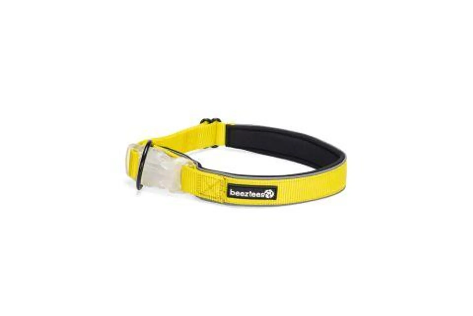 Beeztees Parinca - Lichtende Halsband - Hond - Geel