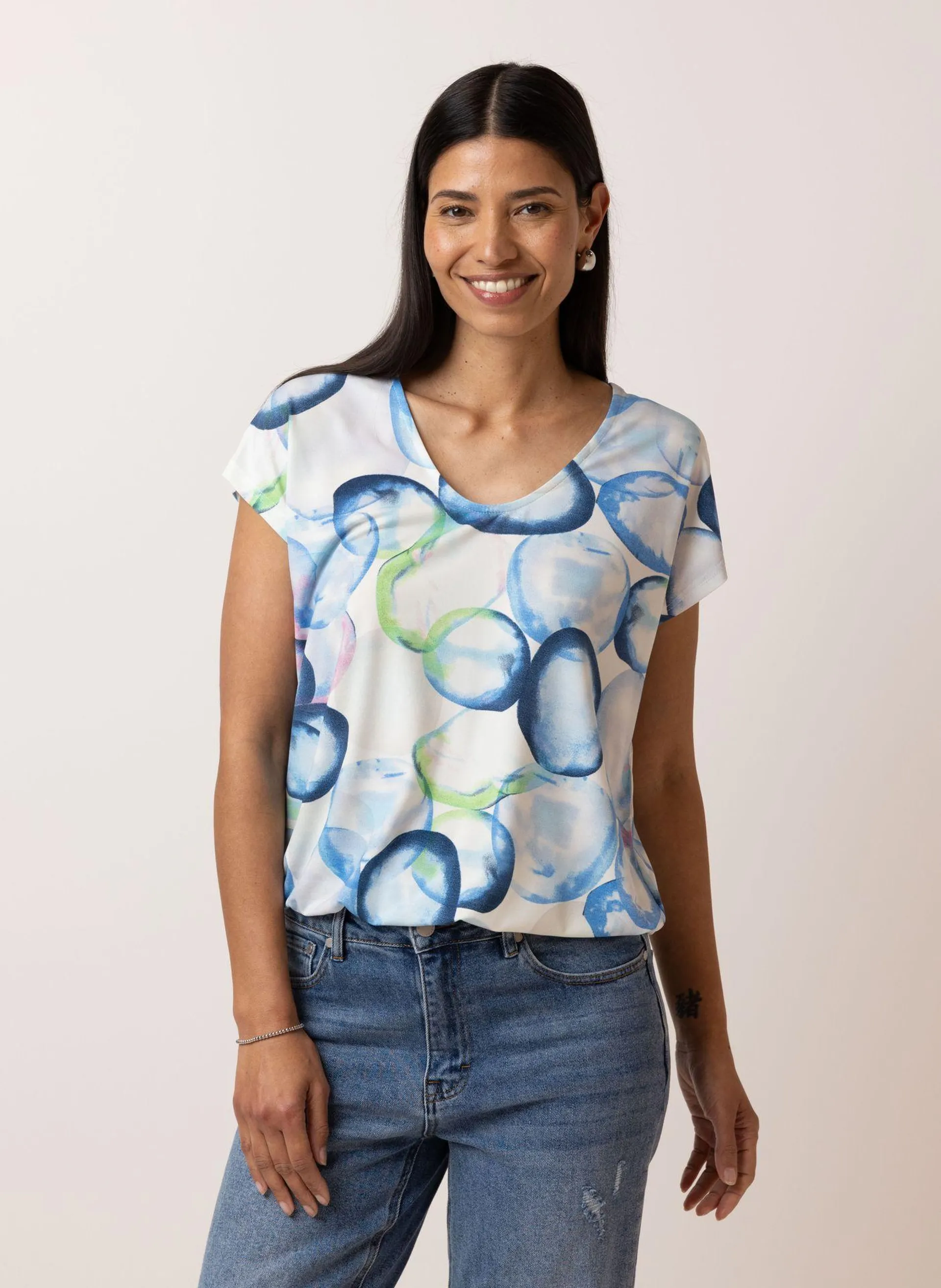Meerkleurig shirt