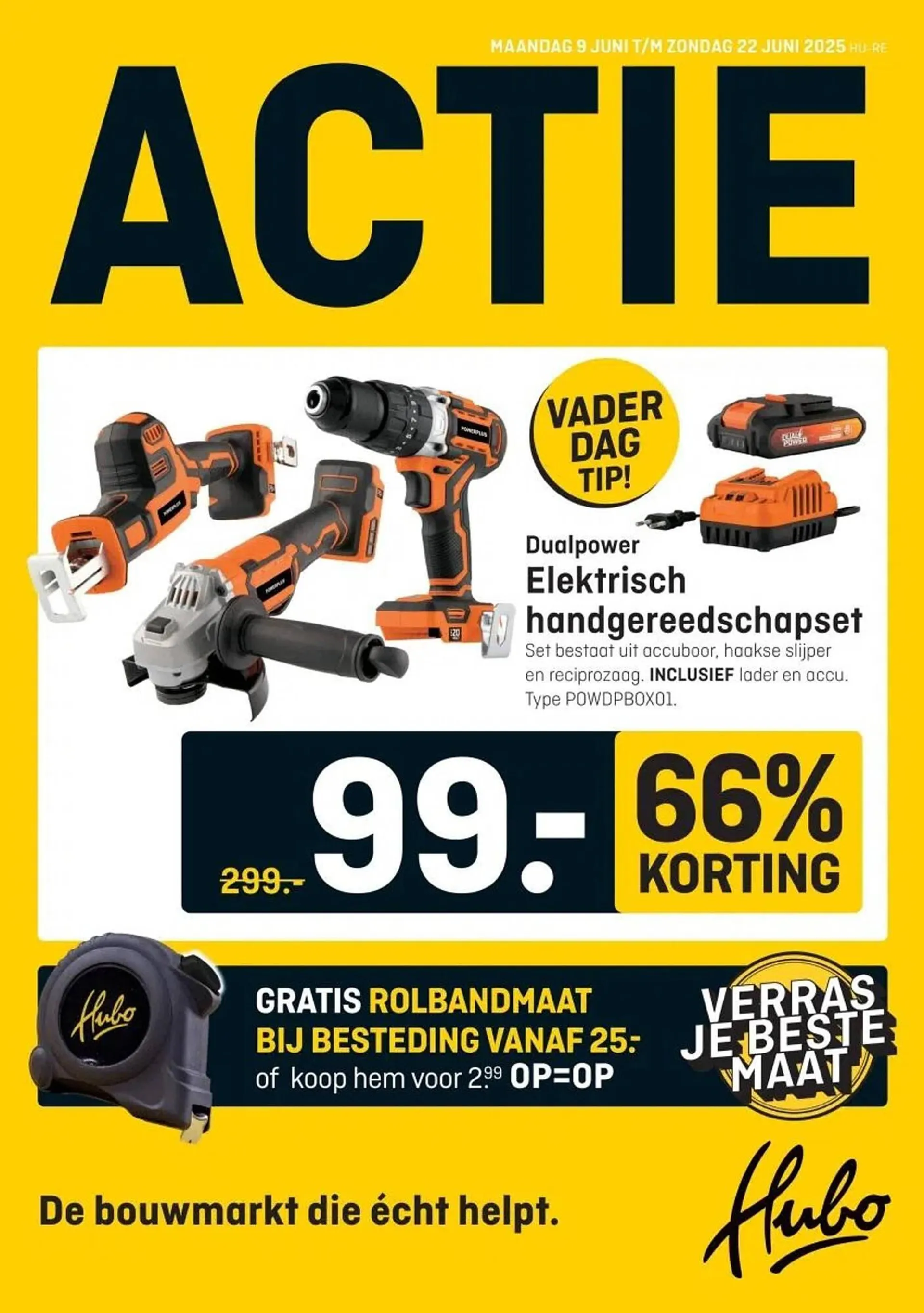 Hubo folder van 9 juni tot 22 juni 2025 - Folder pagina 1