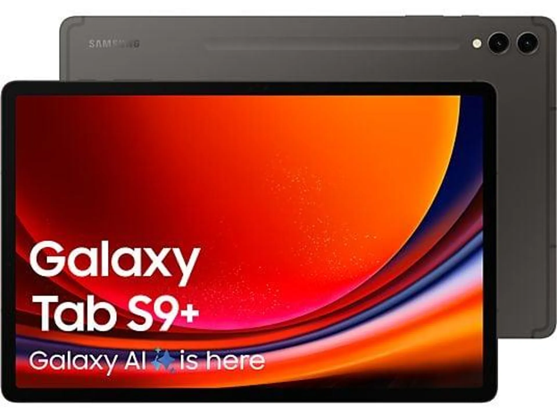 SAMSUNG Galaxy Tab S9 Plus - 12.4 inch - 256 GB - Zwart - Wifi