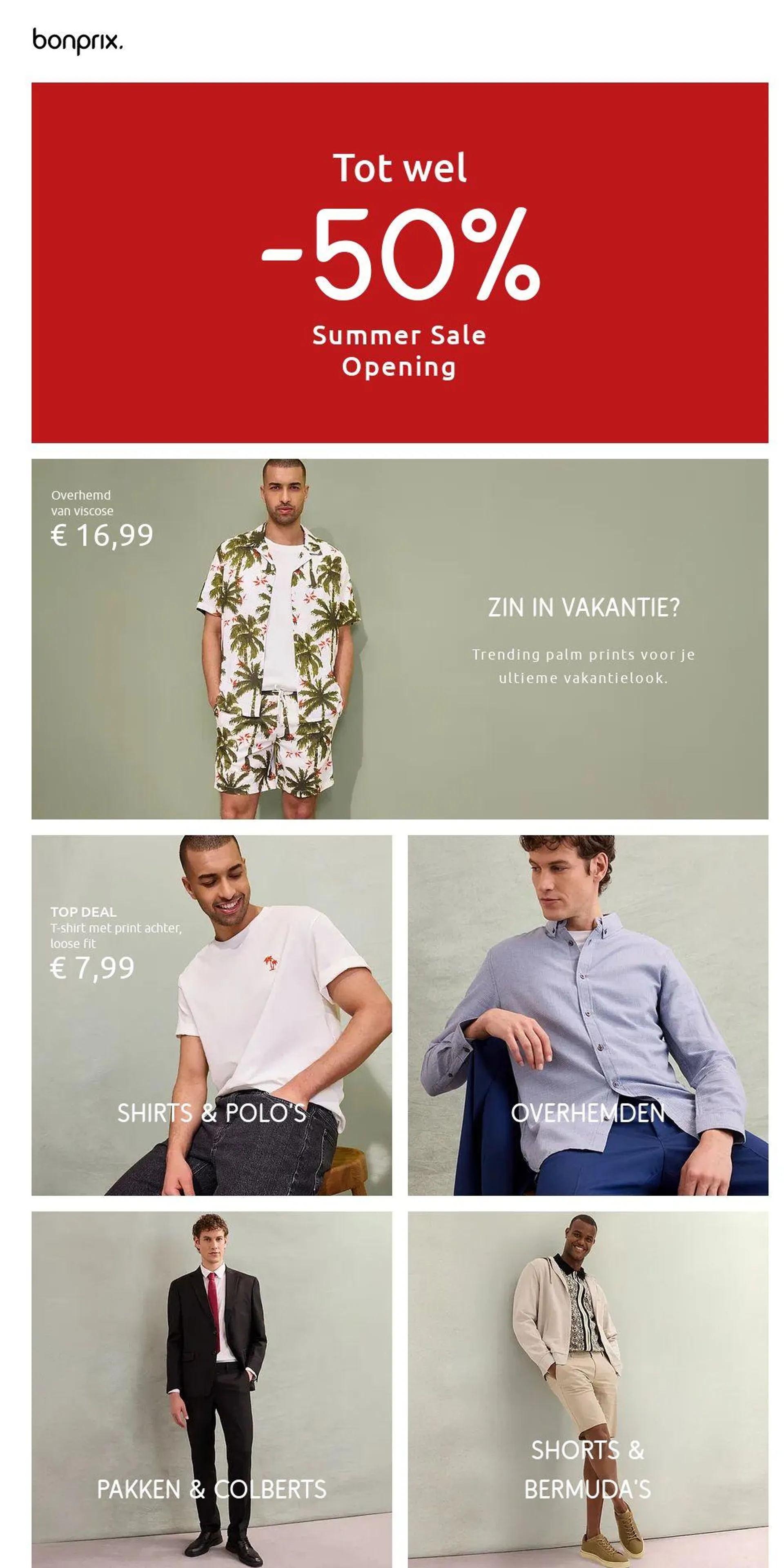 Bonprix Actuele folder van 16 juni tot 22 juni 2025 - Folder pagina 1