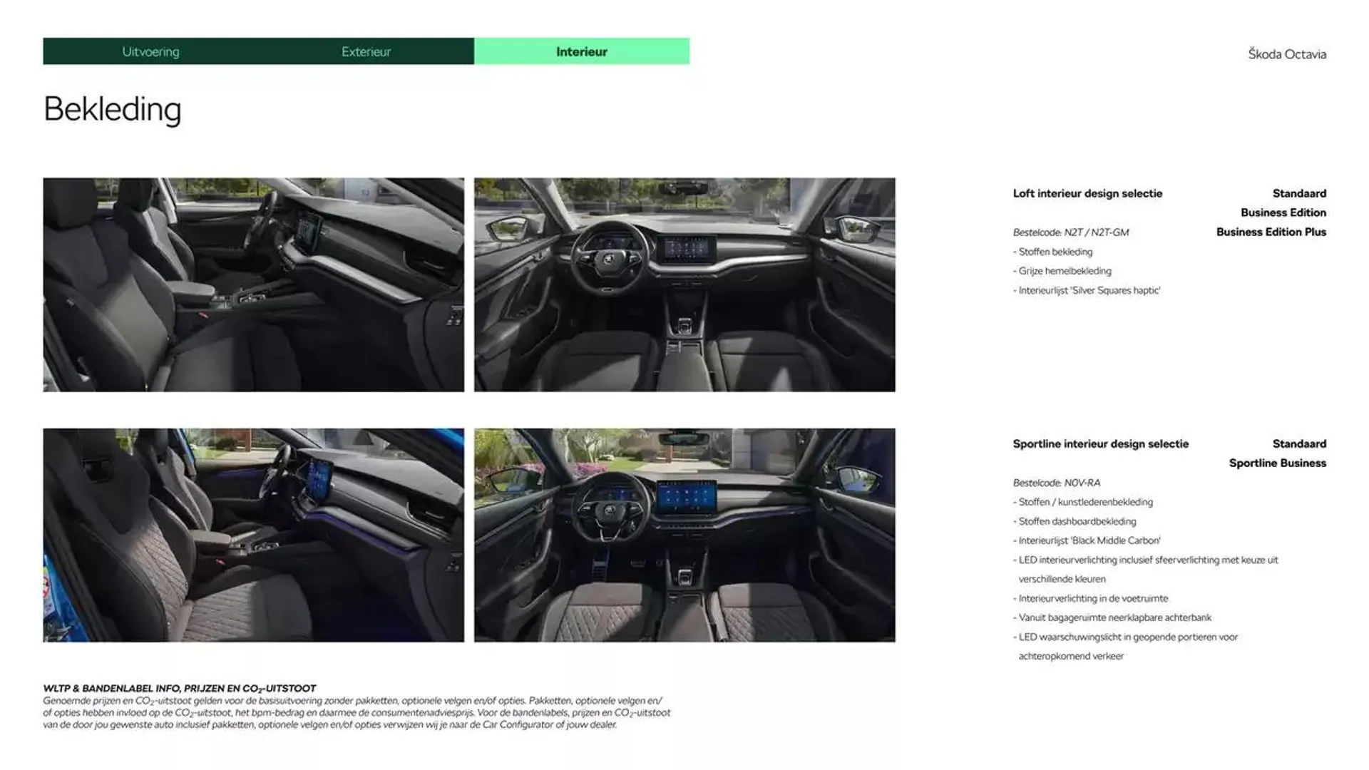 Škoda Octavia (Combi) prijslijst per 6 september 2024 van 6 december tot 6 december 2025 - Folder pagina 12