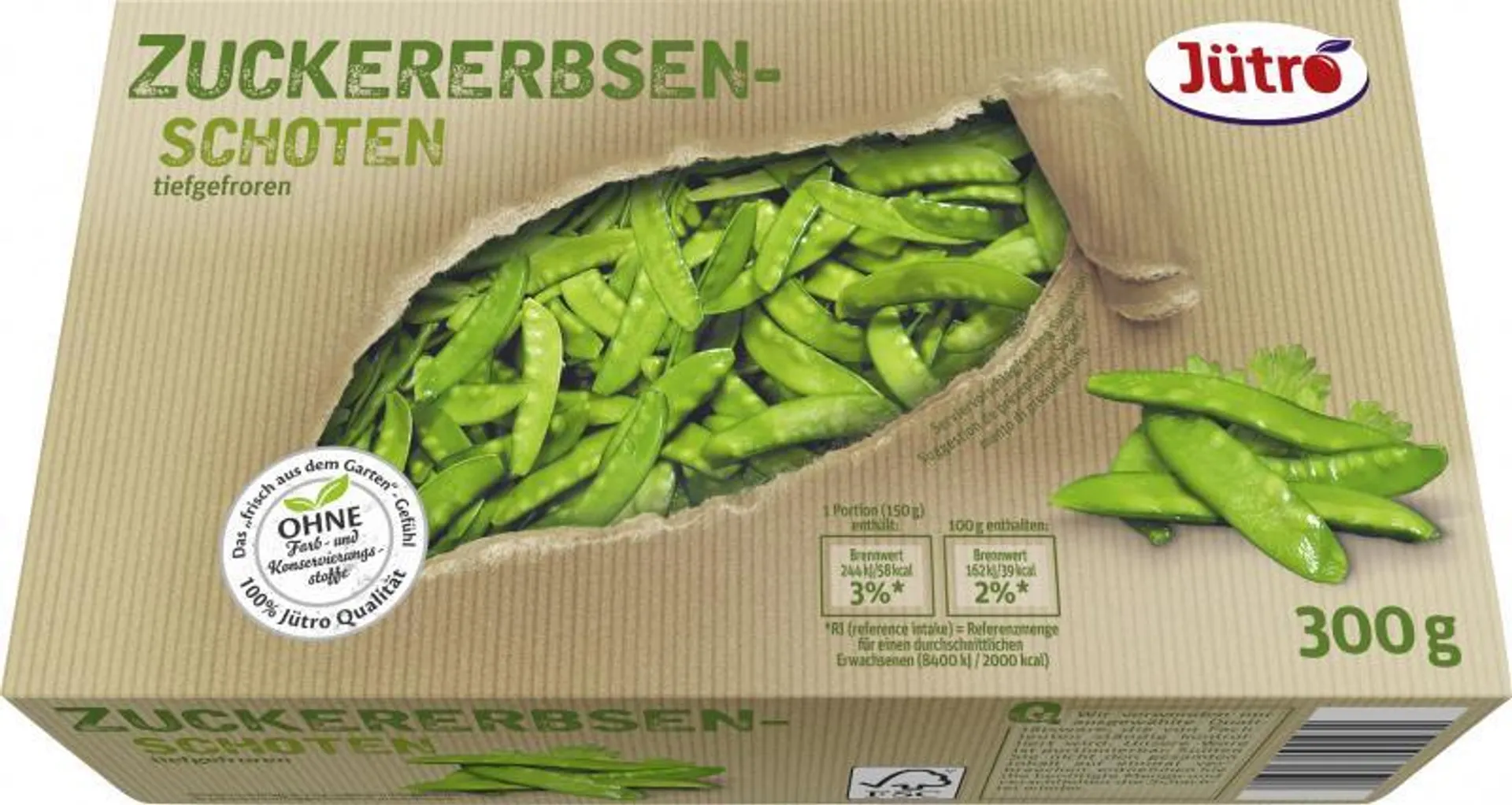 Jütro Zuckererbsenschoten 300 g